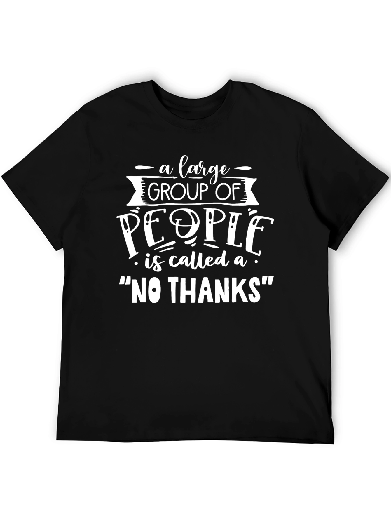 Funny No Thanks Graphic T-Shirt