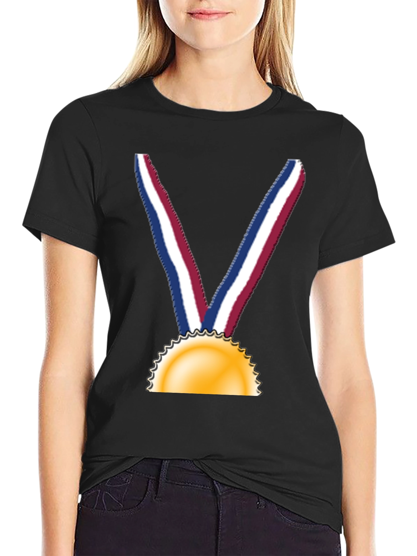 Gold Medal Graphic Tee - Champion Style