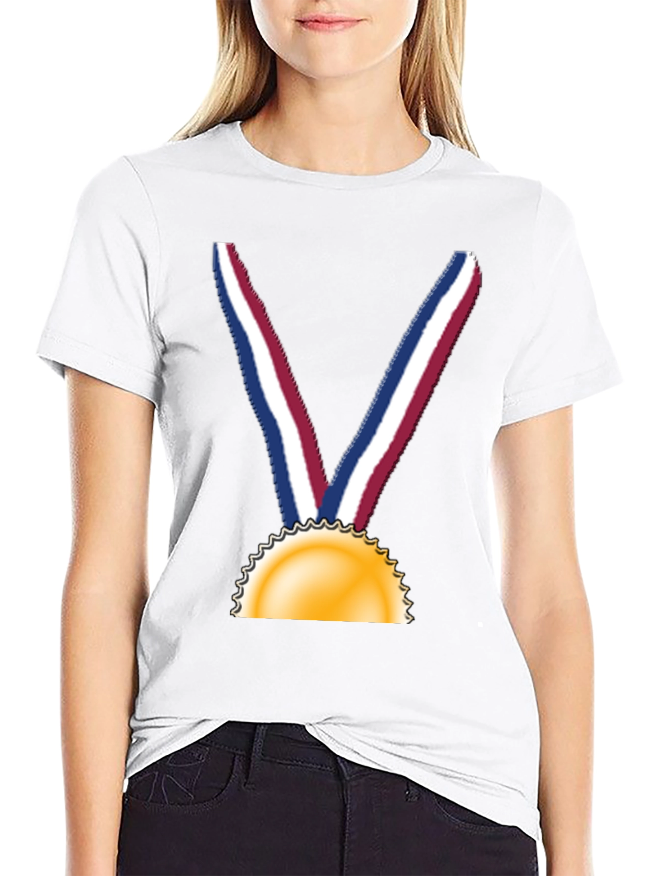 Gold Medal Graphic Tee - Champion Style