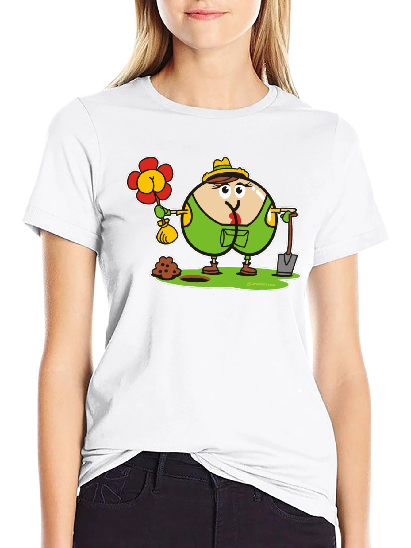 Funny Gardener Cartoon T-Shirt