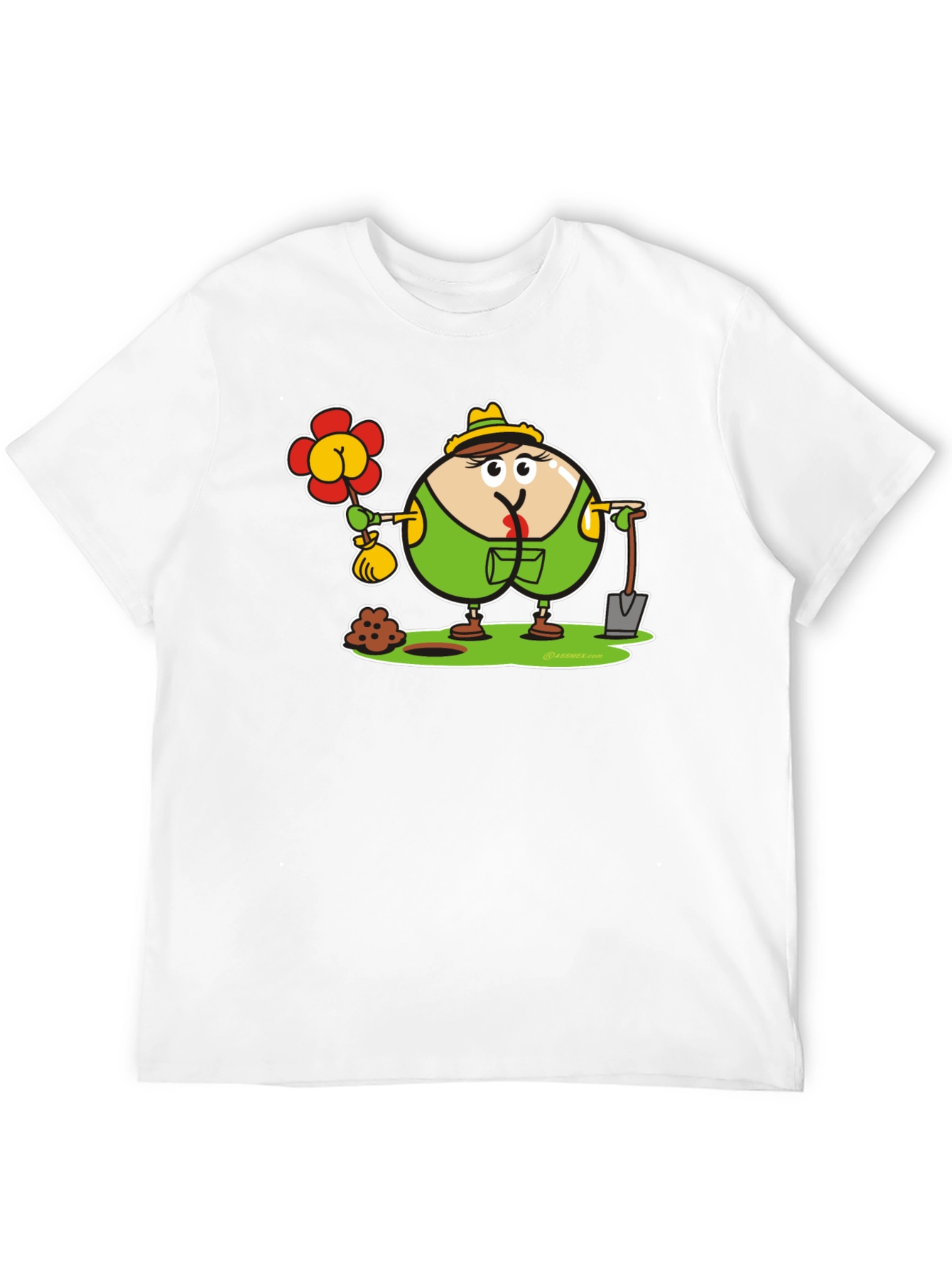 Funny Gardener Cartoon T-Shirt