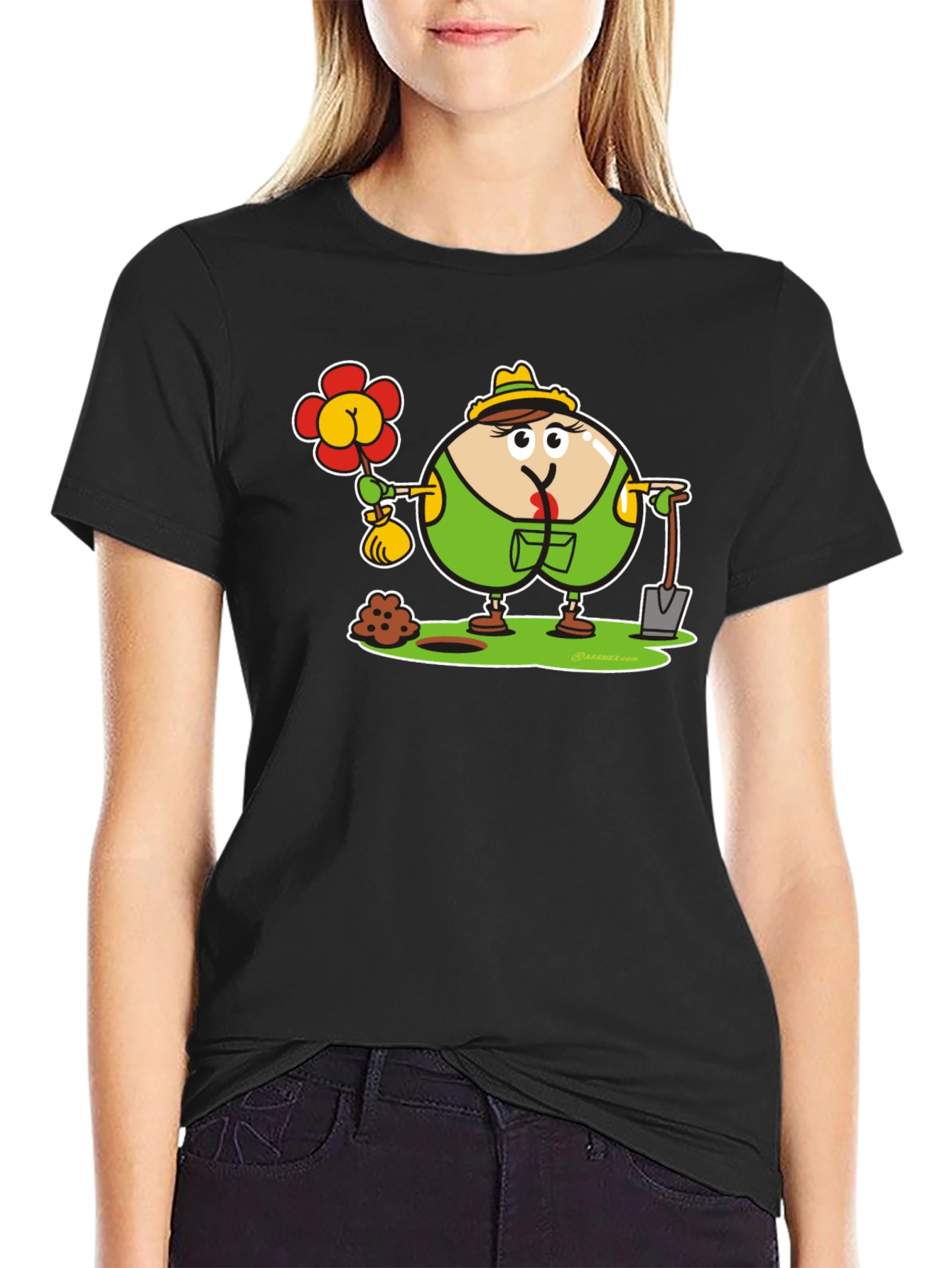 Funny Gardener Cartoon T-Shirt