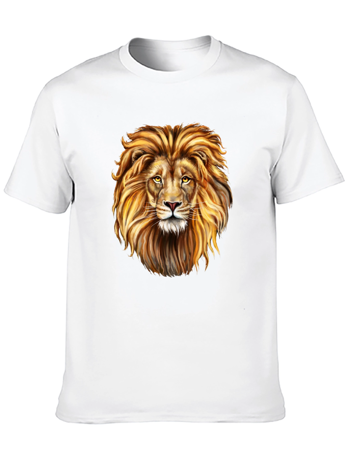 Lion Graphic Black T-Shirt