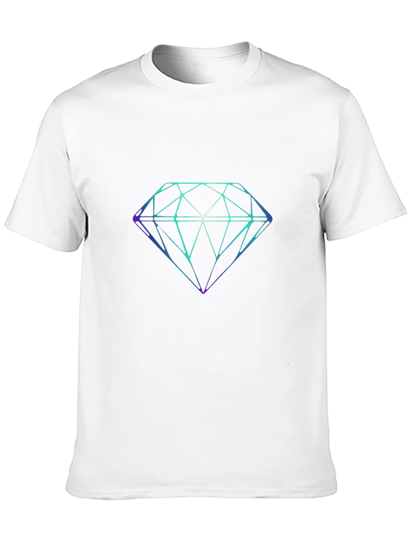 Geometric Diamond Graphic T-Shirt