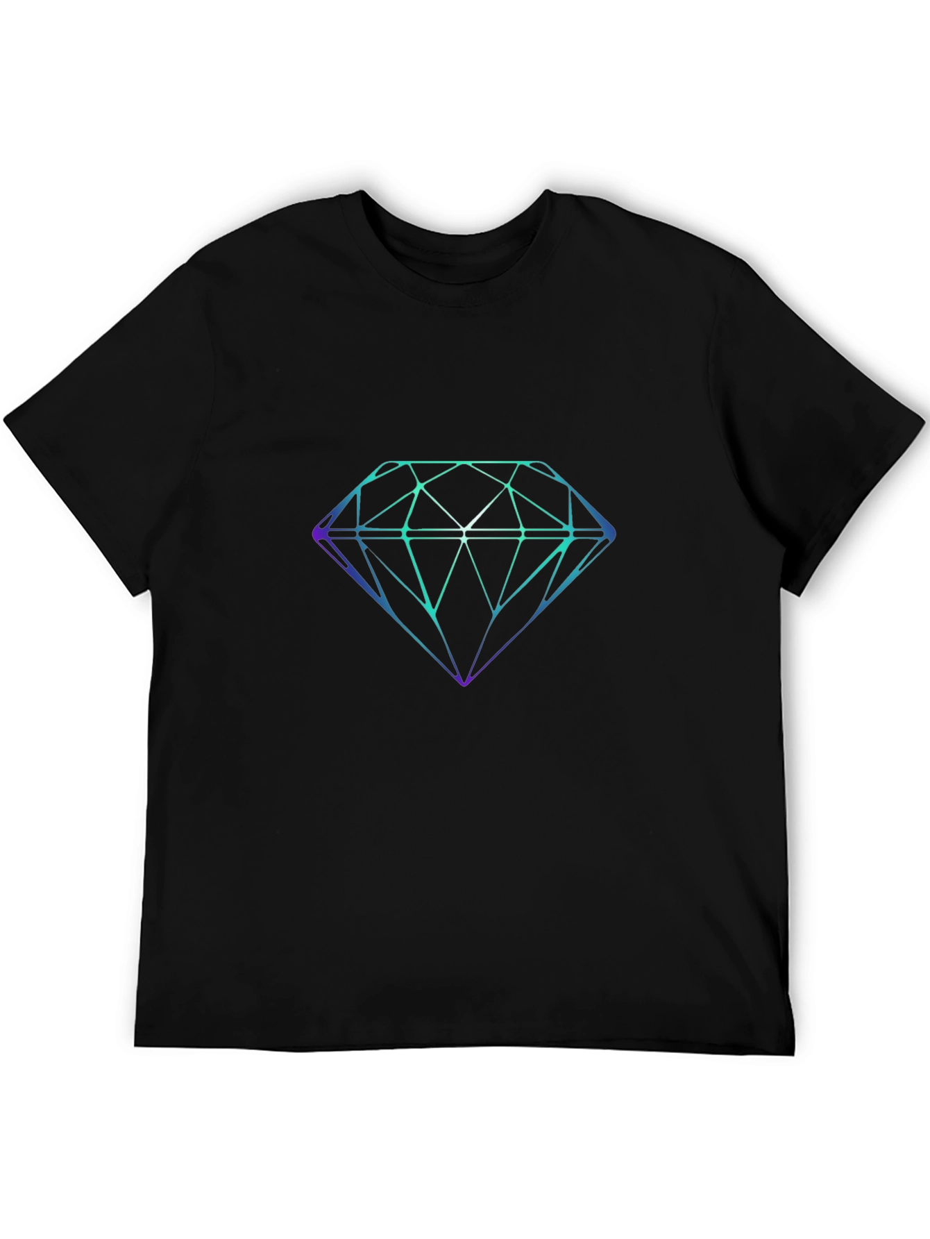 Geometric Diamond Graphic T-Shirt
