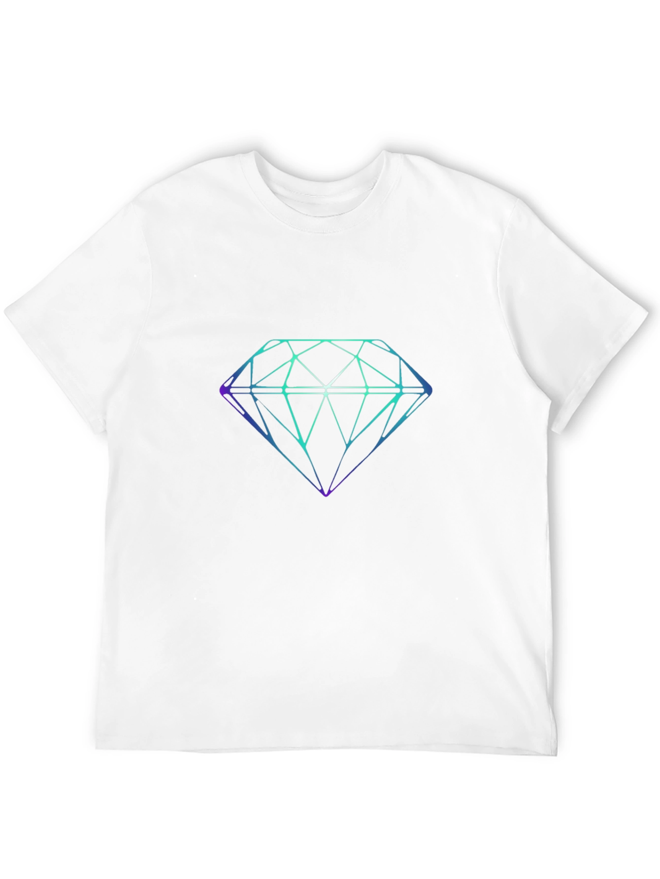 Geometric Diamond Graphic T-Shirt