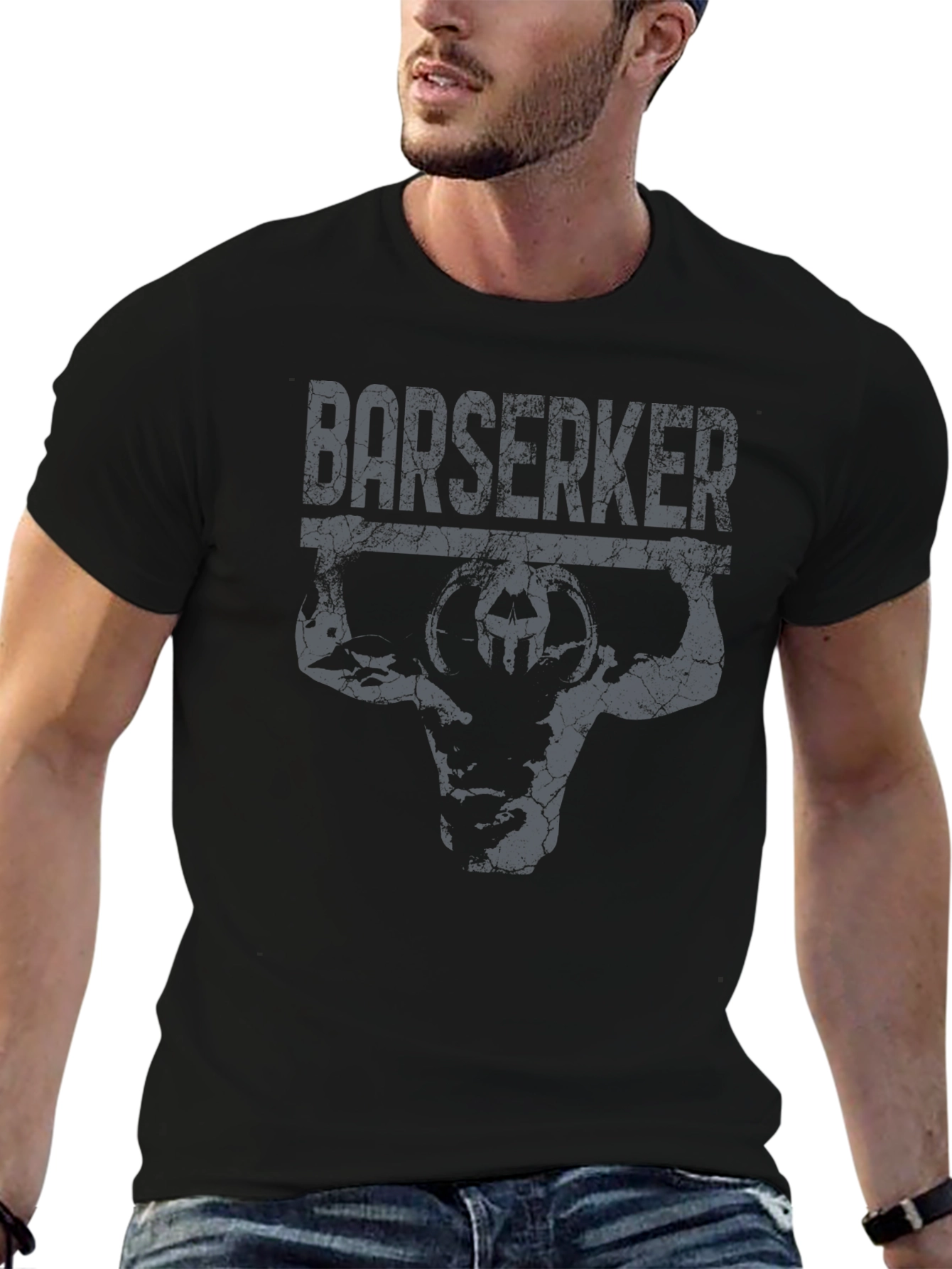 Barserker Weightlifting T-Shirt - Black