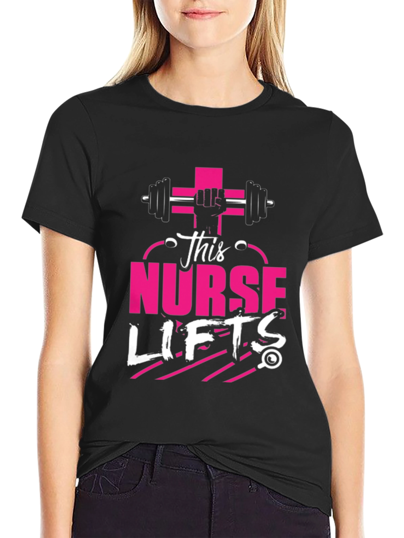 This Nurse Lifts T-Shirt: Fitness Apparel