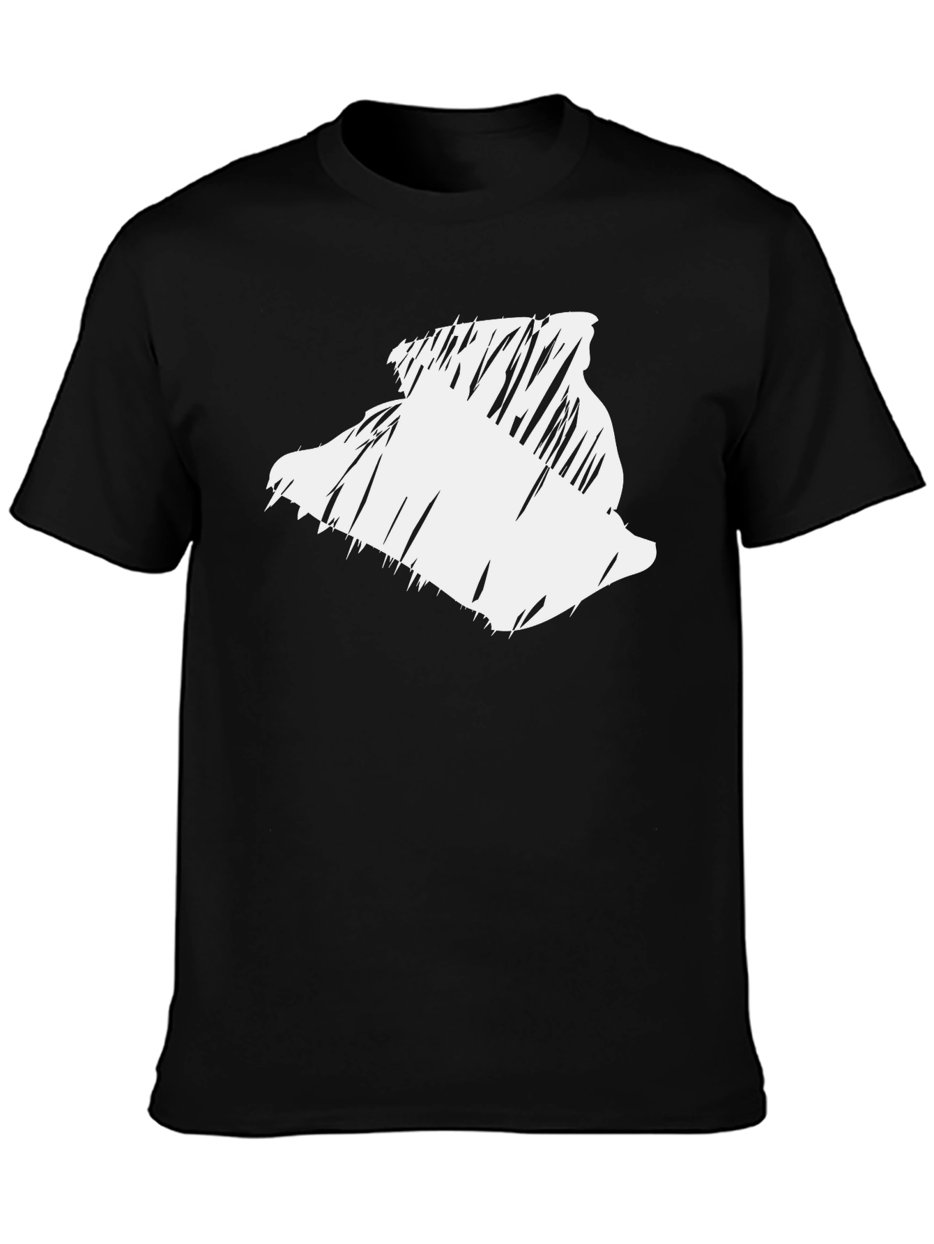 Abstract Graphic Print T-Shirt - Modern Casual Tee