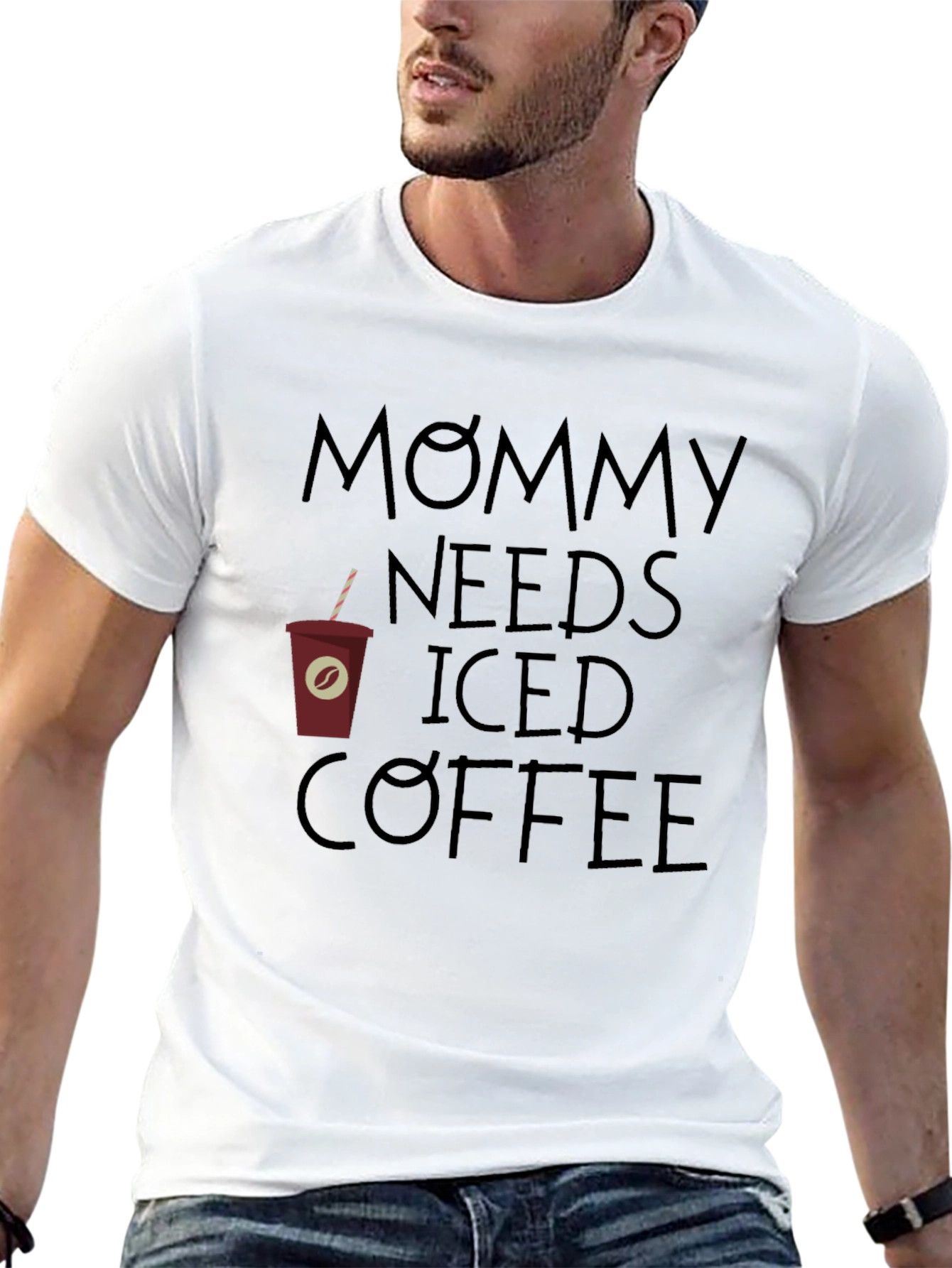 Mommy Needs Iced Coffee Graphic Tee - Relaxed Fit