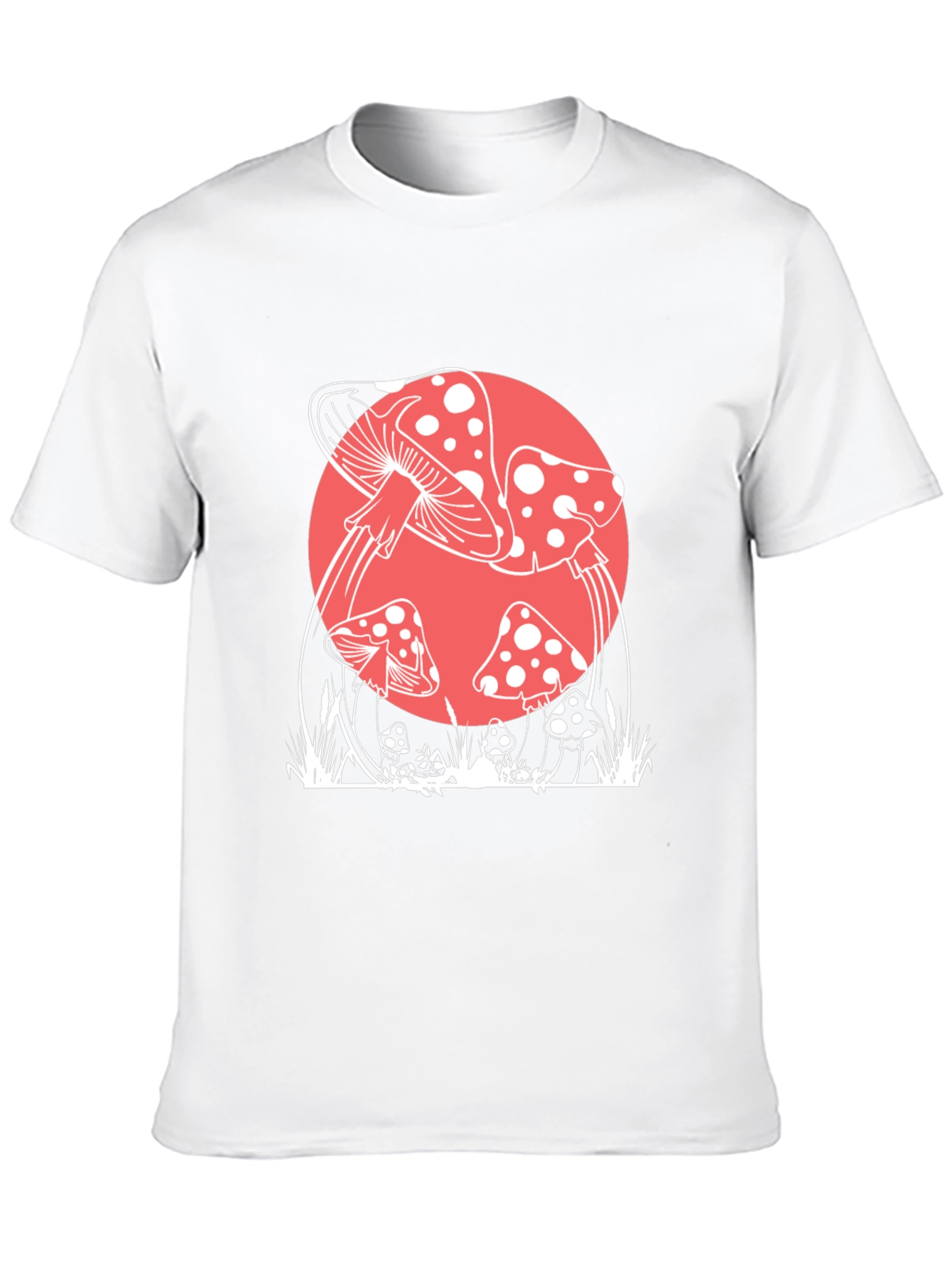 Mushroom Graphic Tee - Retro Style
