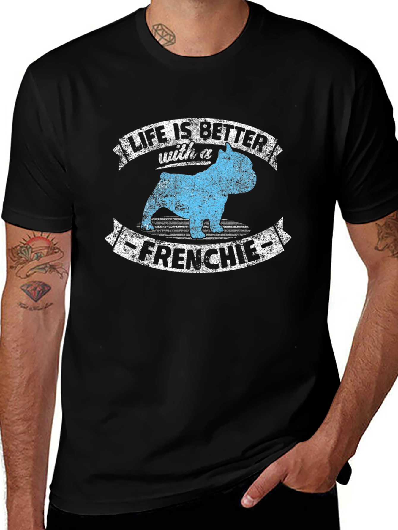 Life is Better with a Frenchie T-Shirt