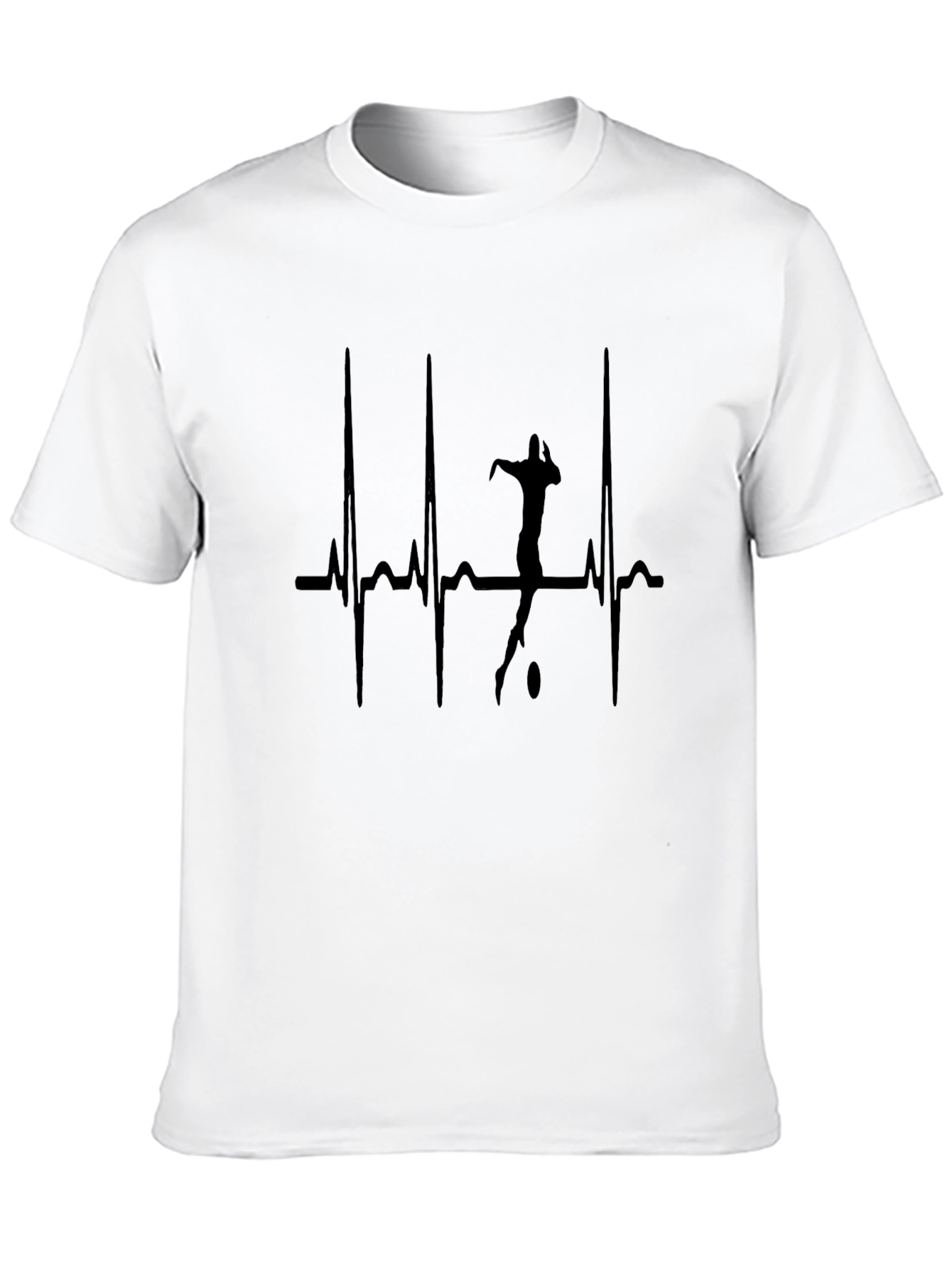 Rugby Heartbeat Graphic T-Shirt