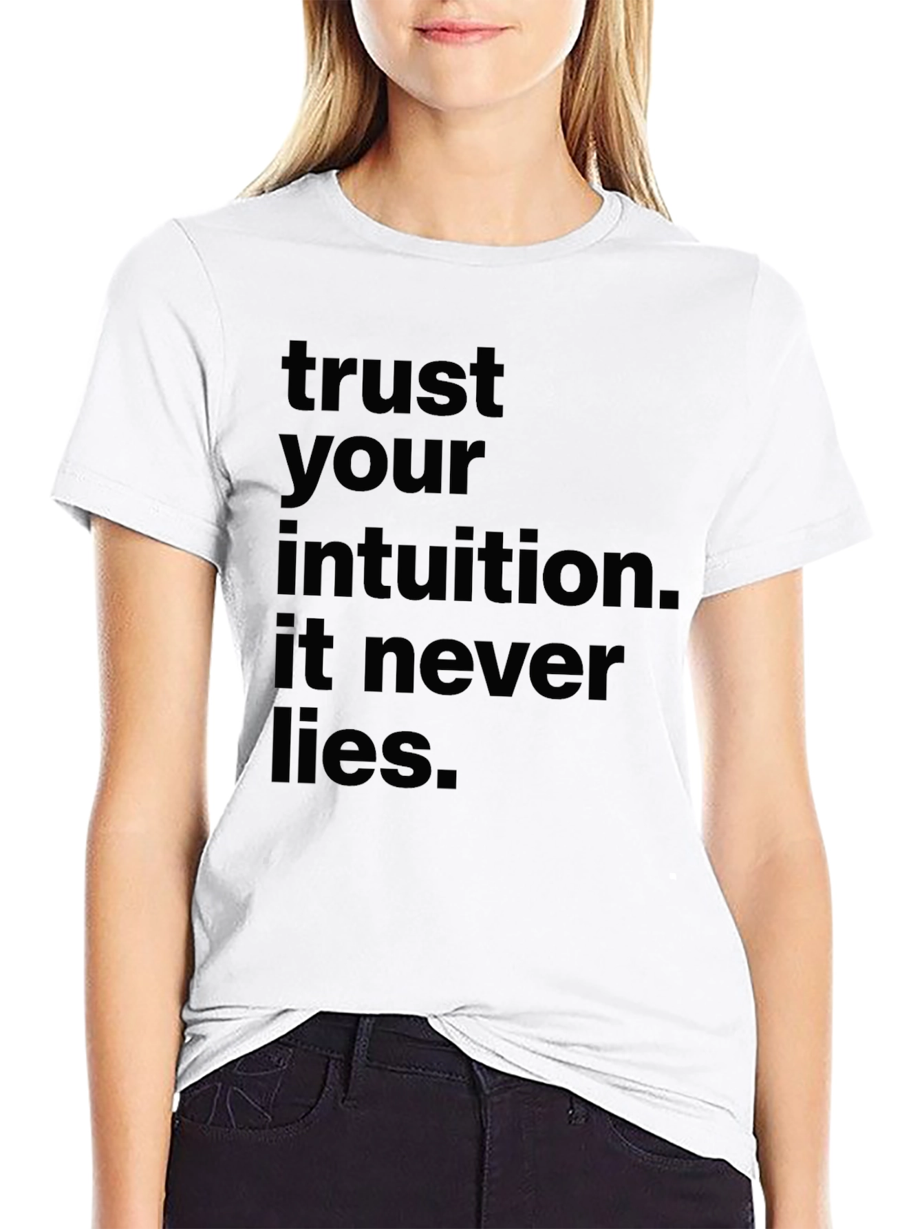 Trust Your Intuition Black T-Shirt