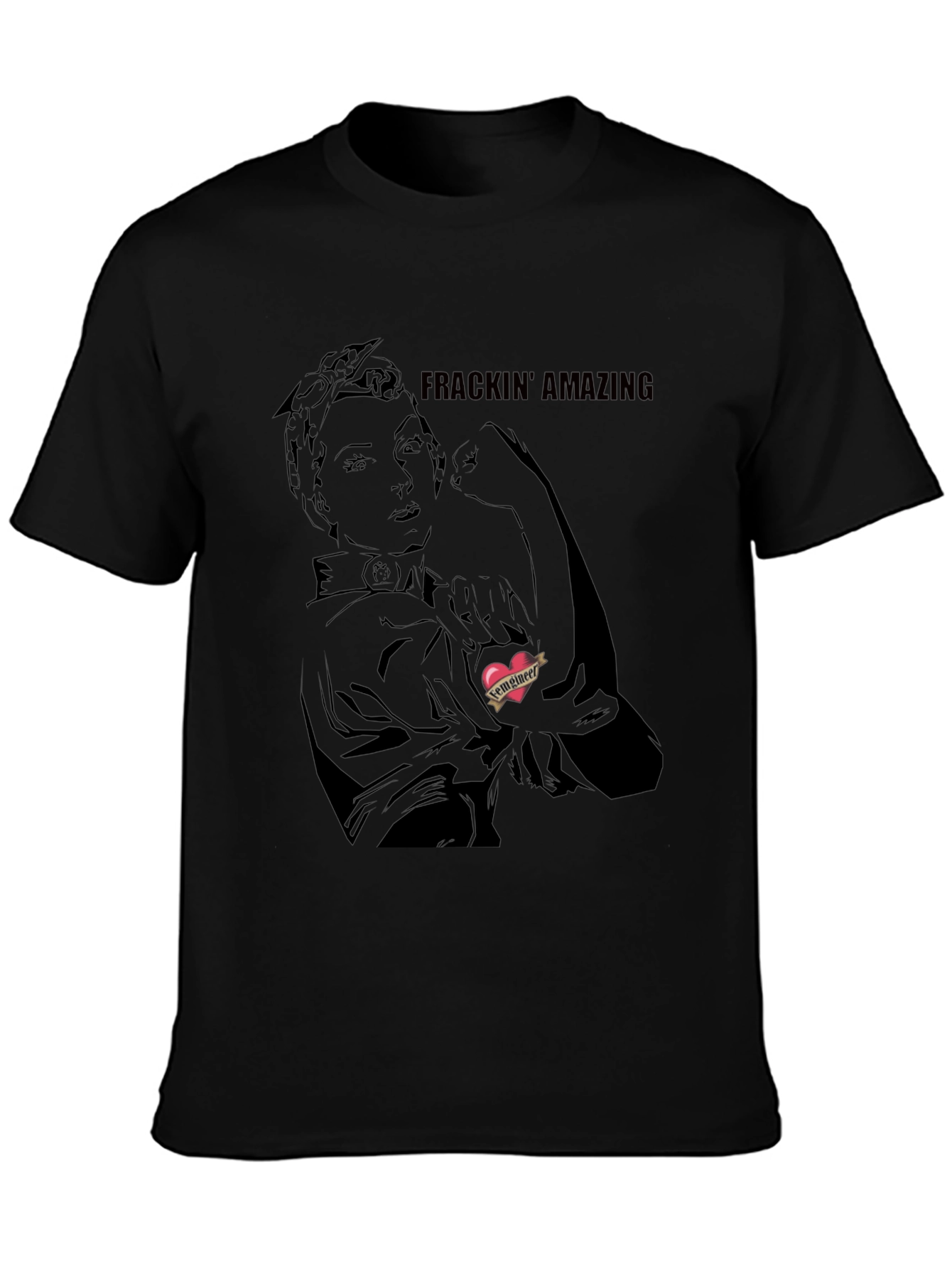 Frackin Amazing Rosie the Riveter Graphic Tee