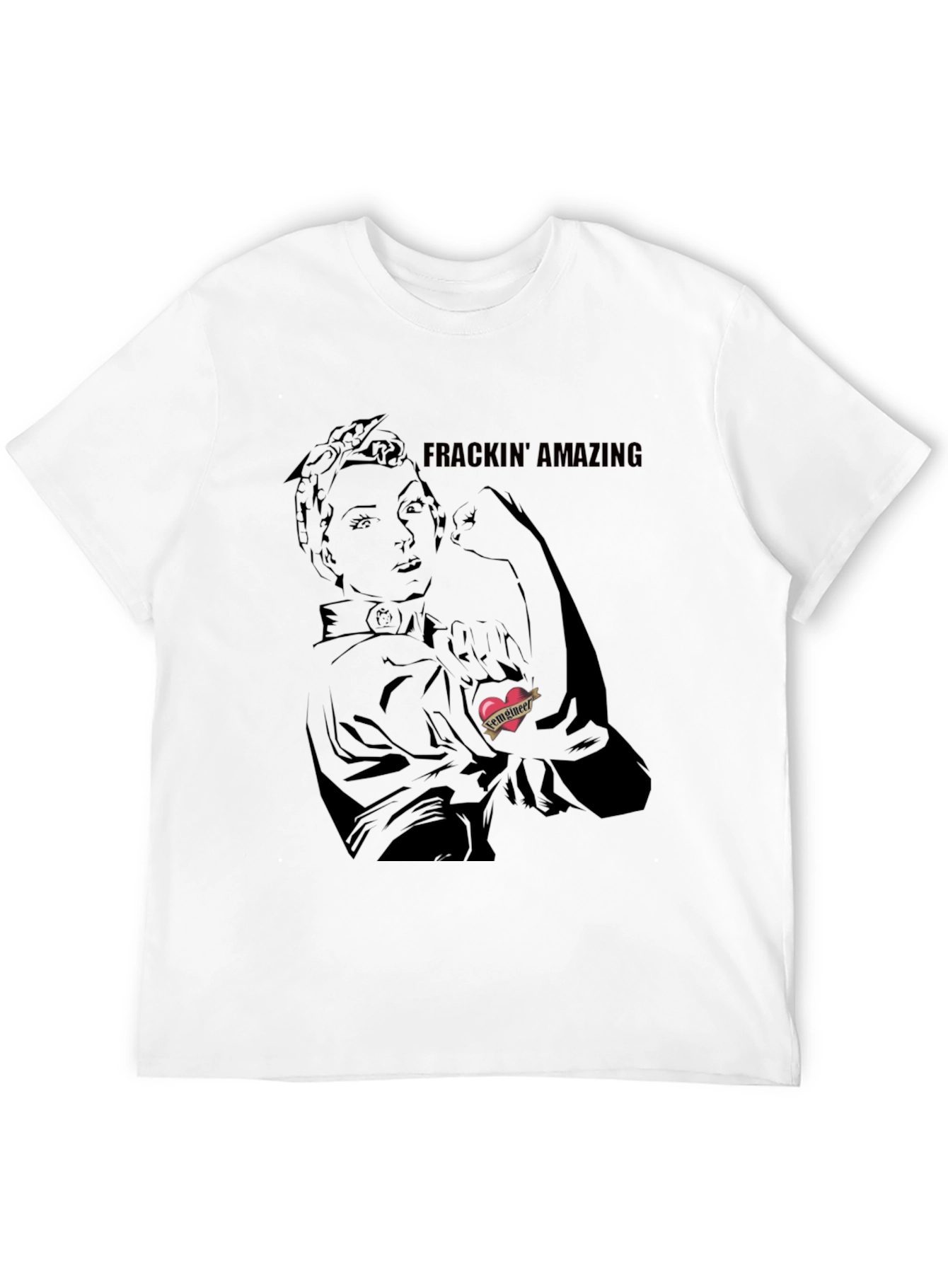 Frackin Amazing Rosie the Riveter Graphic Tee