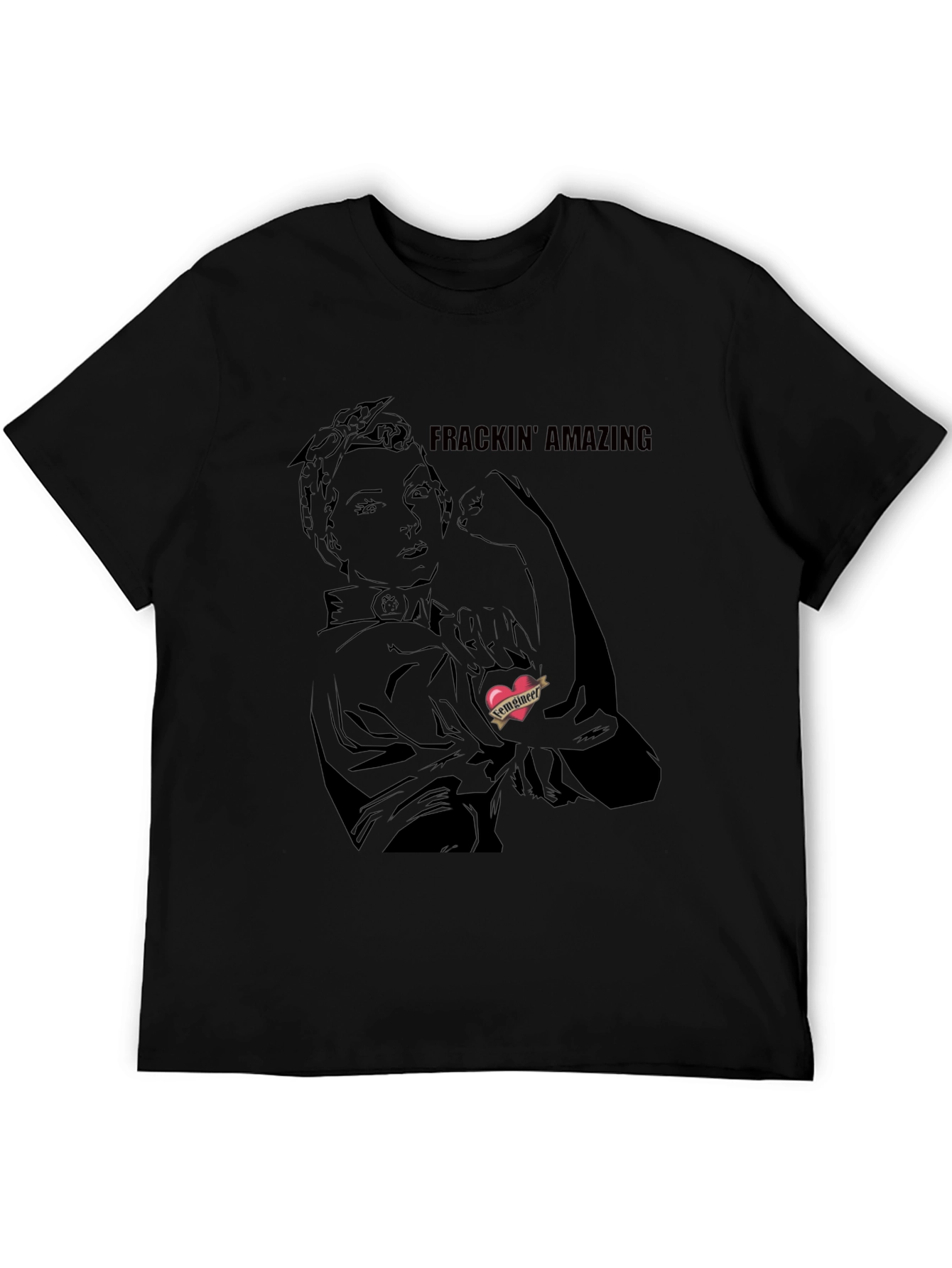 Frackin Amazing Rosie the Riveter Graphic Tee