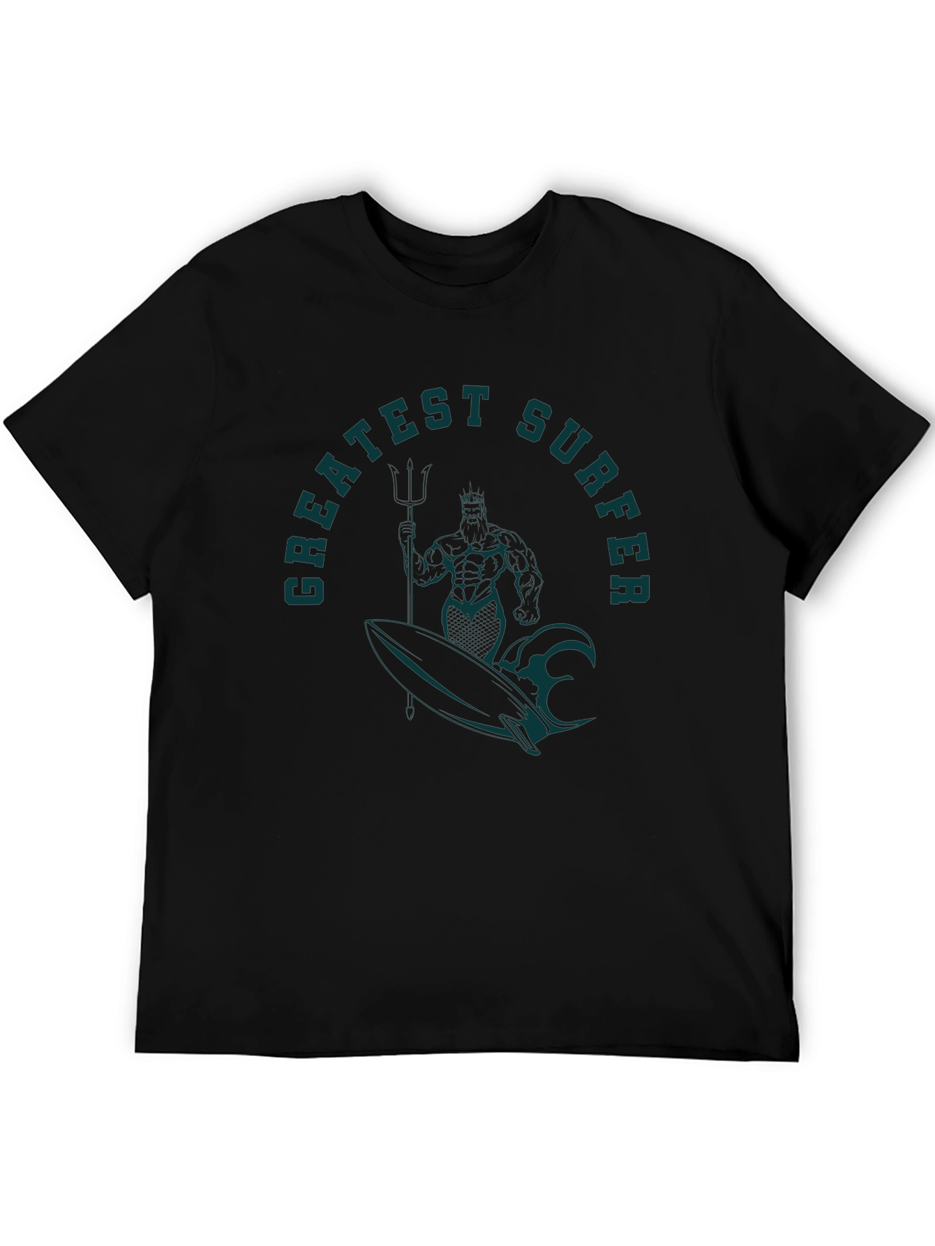 Greatest Surfer Graphic Tee - Black