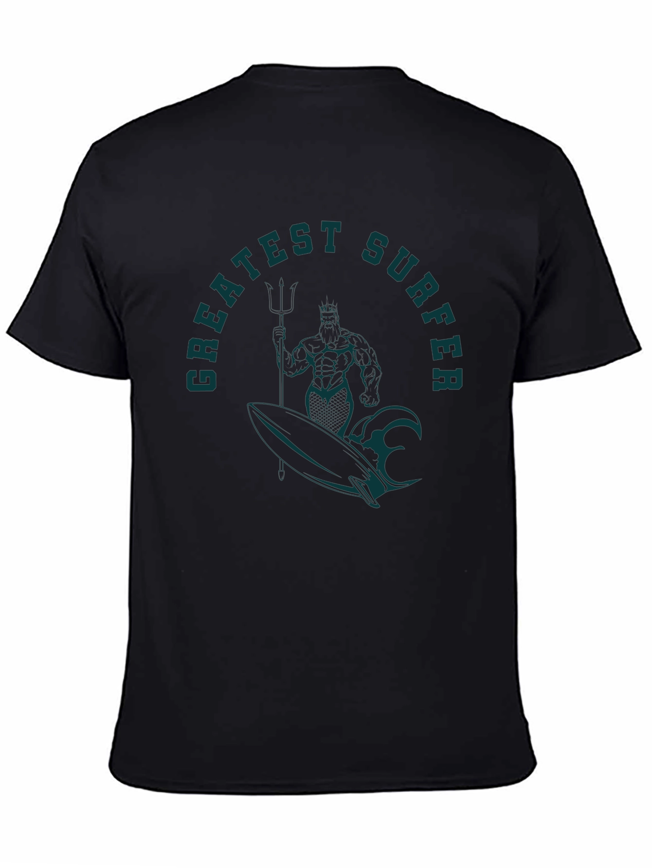 Greatest Surfer Graphic Tee - Black