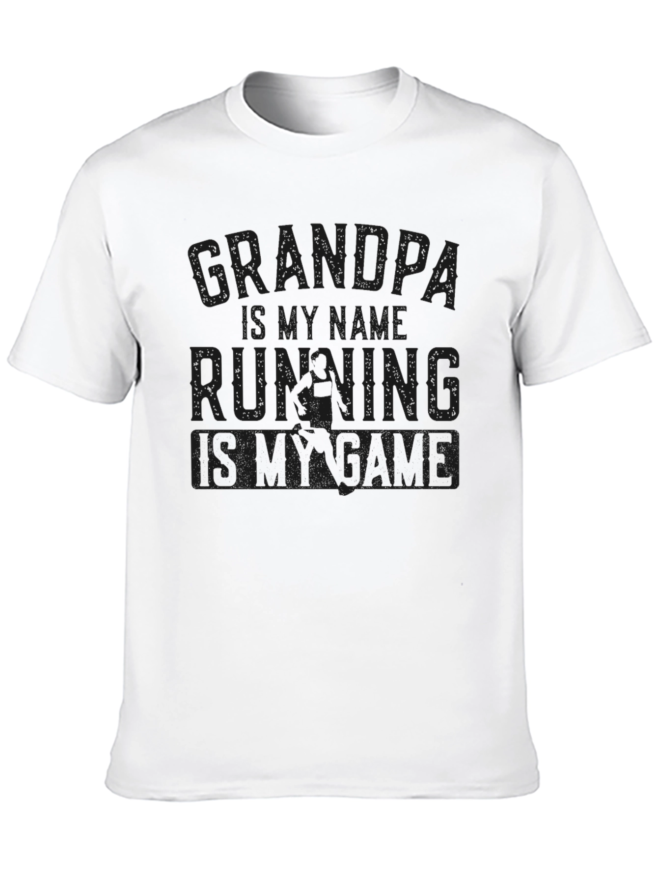 Grandpa Running Game Graphic T-Shirt