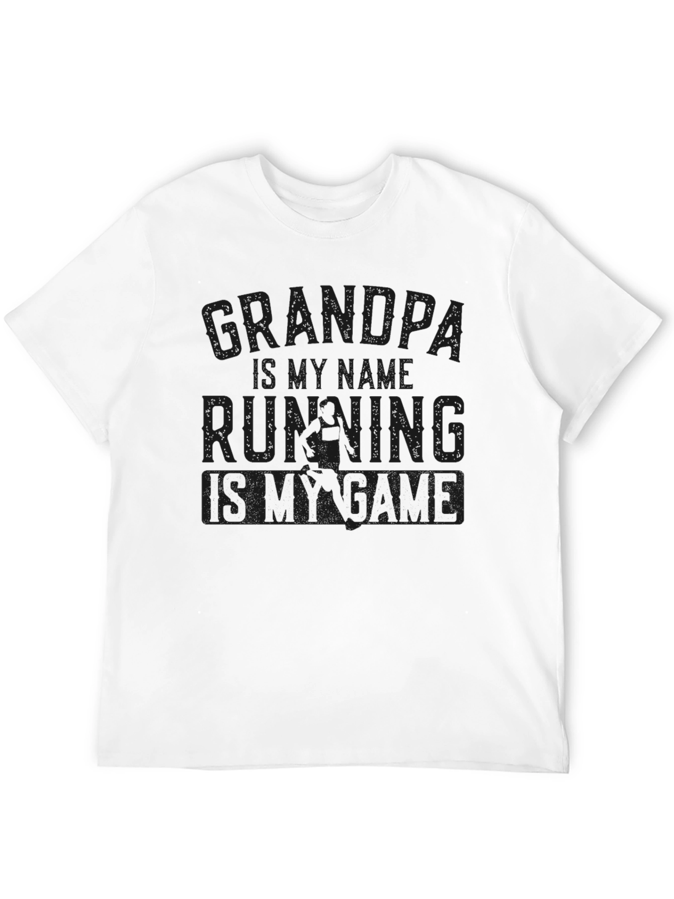 Grandpa Running Game Graphic T-Shirt