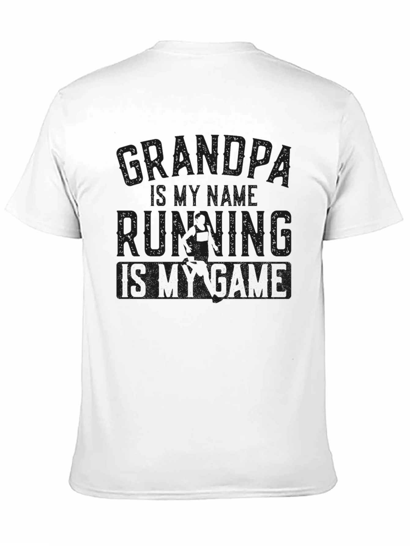 Grandpa Running Game Graphic T-Shirt