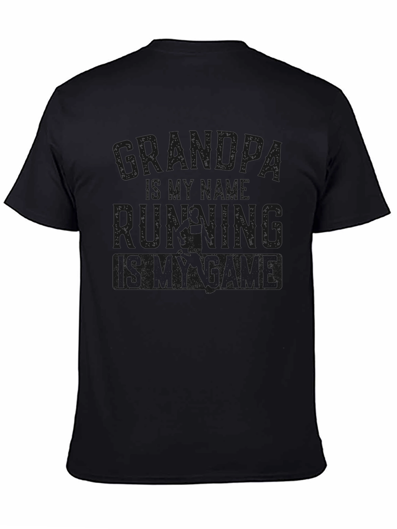 Grandpa Running Game Graphic T-Shirt
