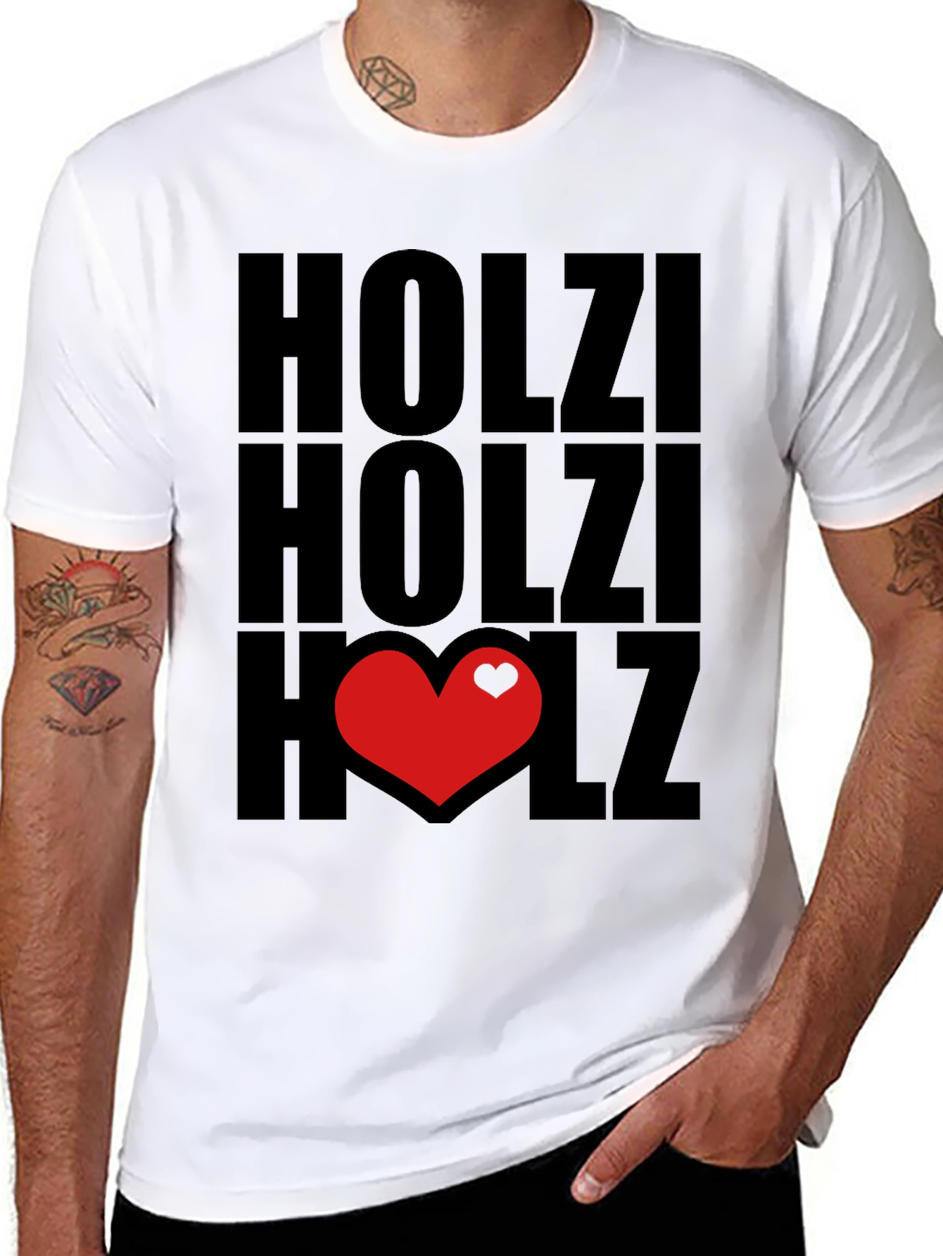 Holzi Heart T-Shirt - Love Lumberjack Style
