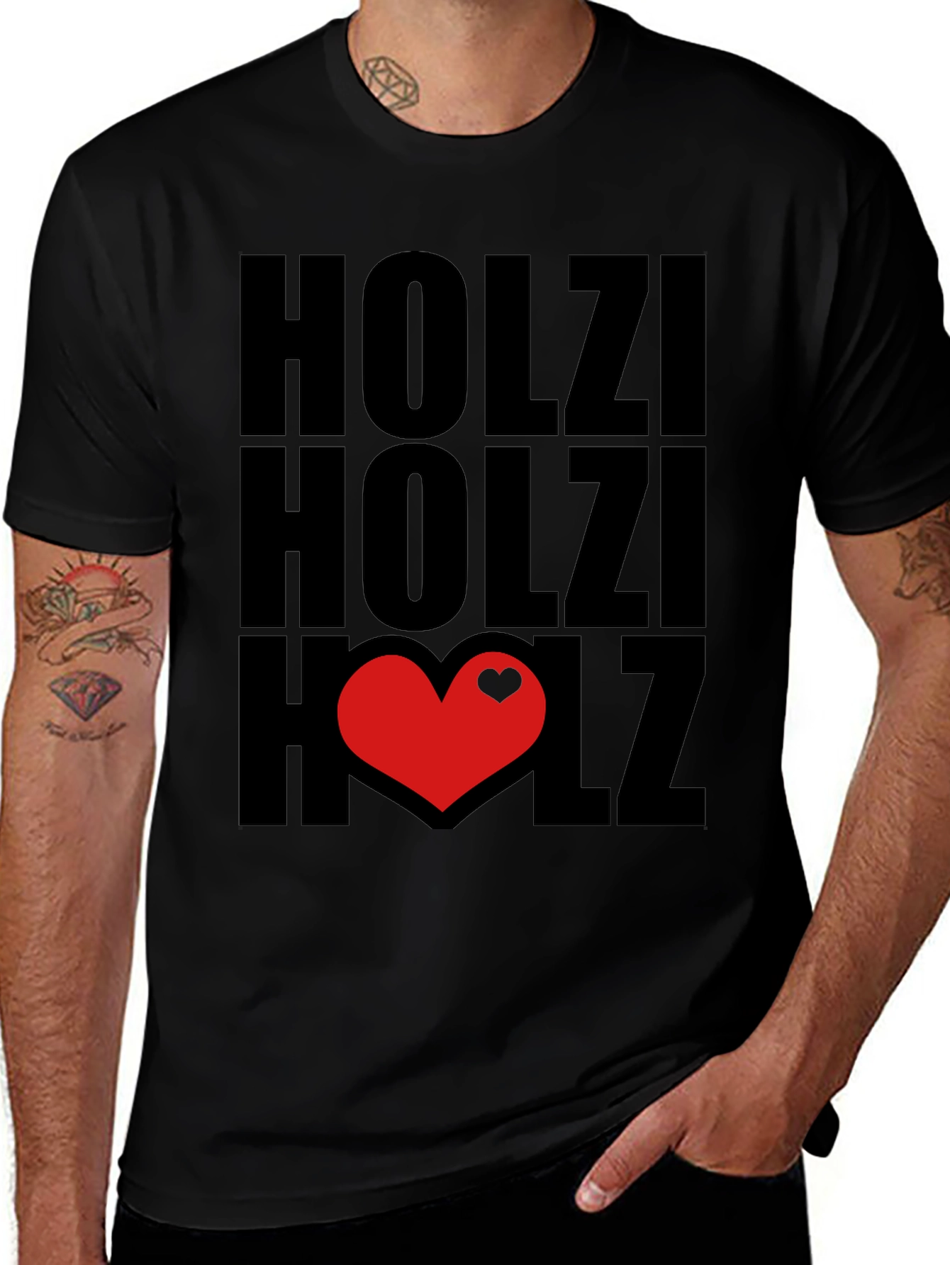 Holzi Heart T-Shirt - Love Lumberjack Style