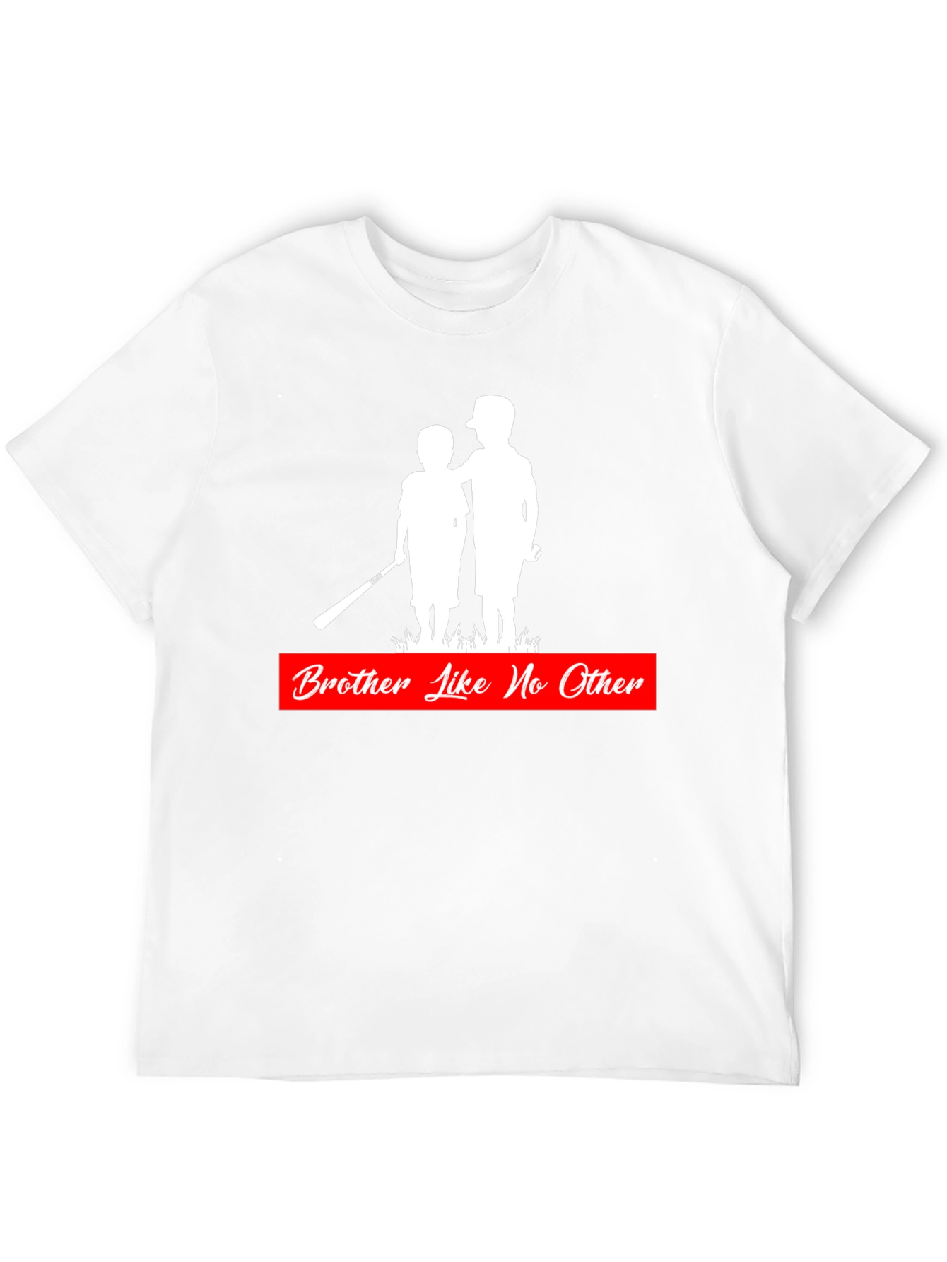 Brother Like No Other T-Shirt - Baseball Silhouette Design