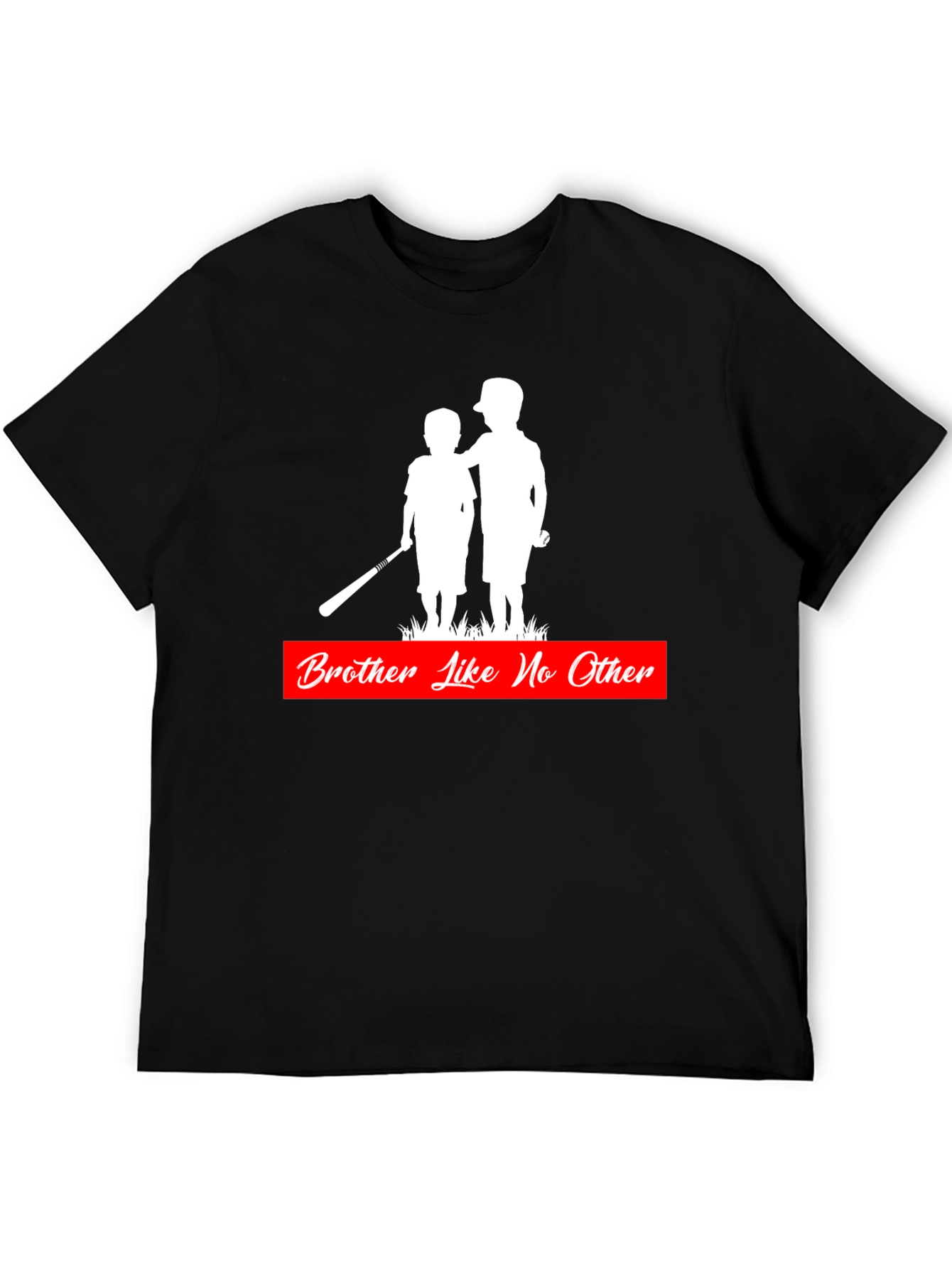 Brother Like No Other T-Shirt - Baseball Silhouette Design