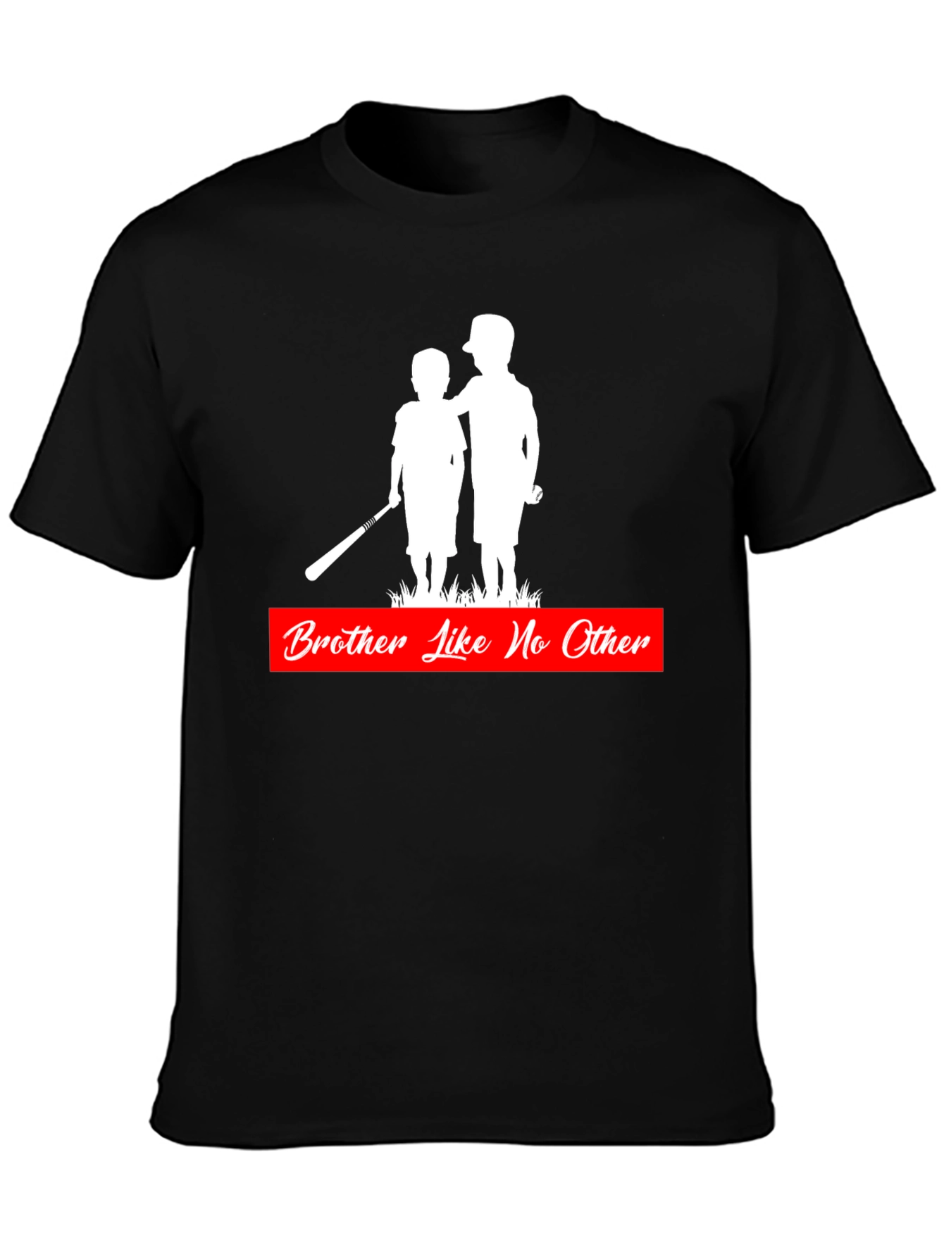 Brother Like No Other T-Shirt - Baseball Silhouette Design