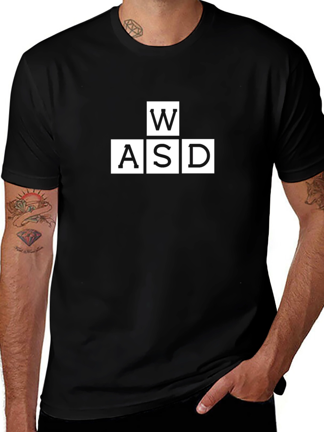 WASD Gaming T-Shirt - Black