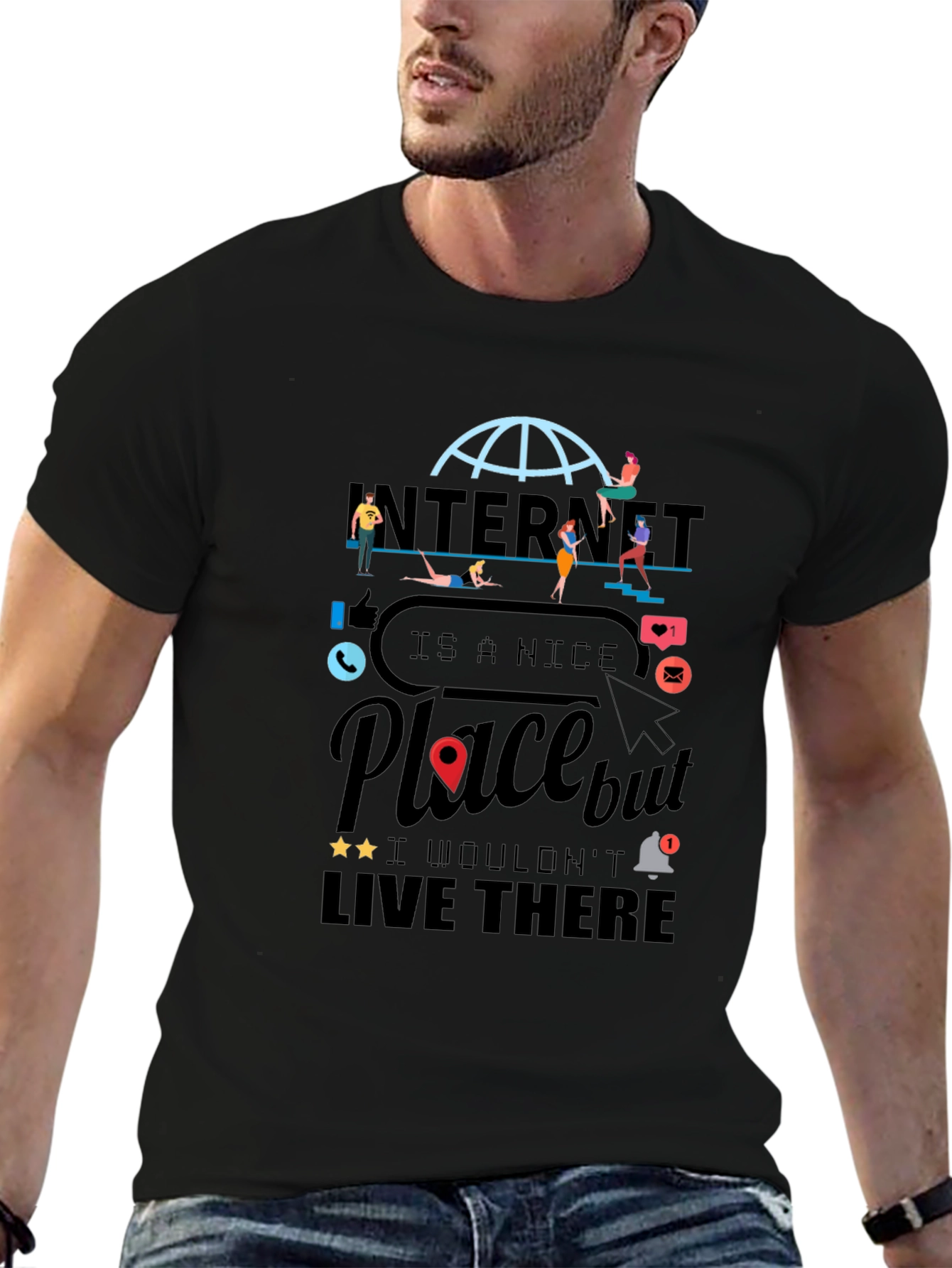 Internet Is a Nice Place Graphic Tee