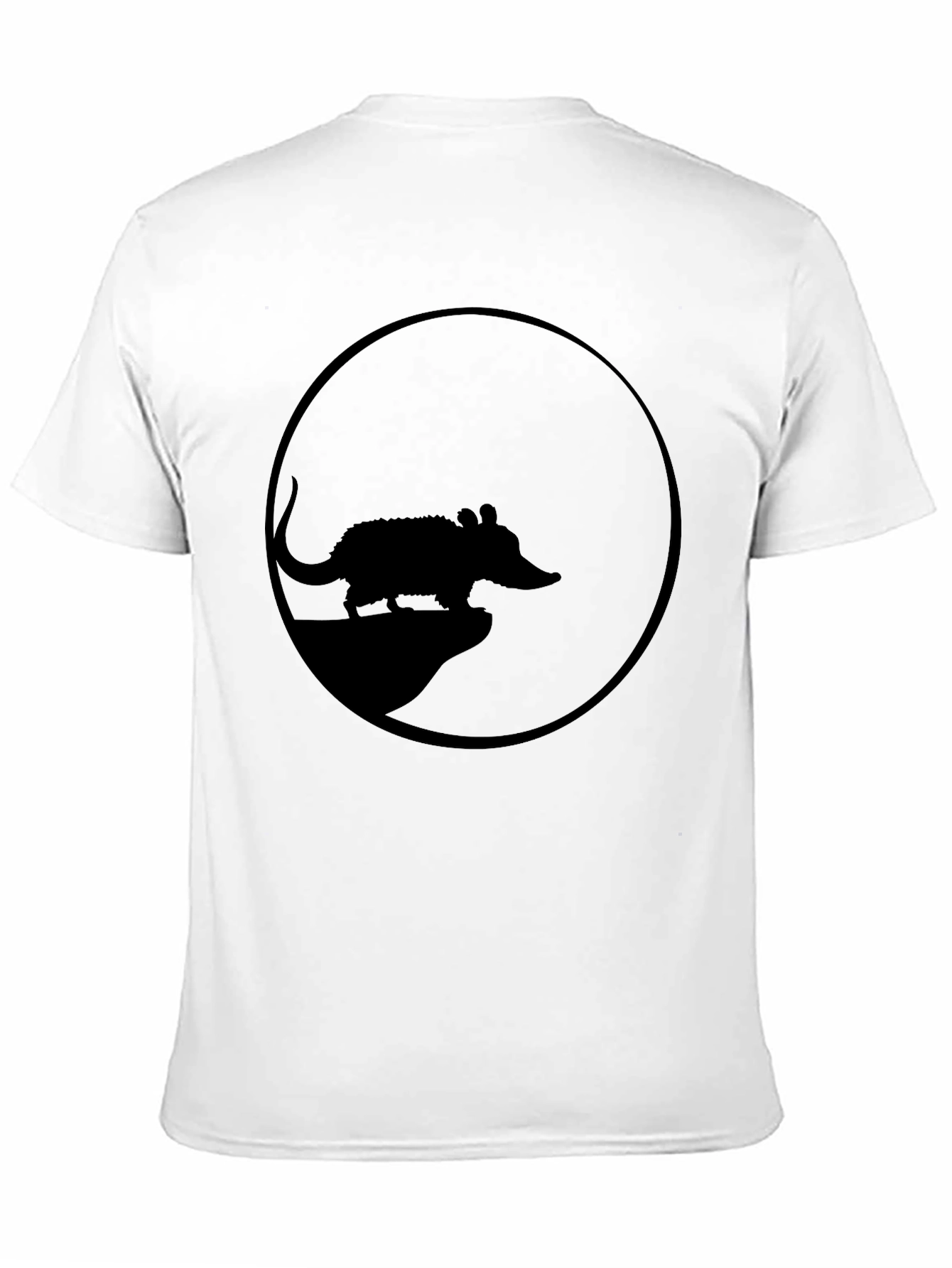 Possum Silhouette Tee - Black Graphic T-Shirt