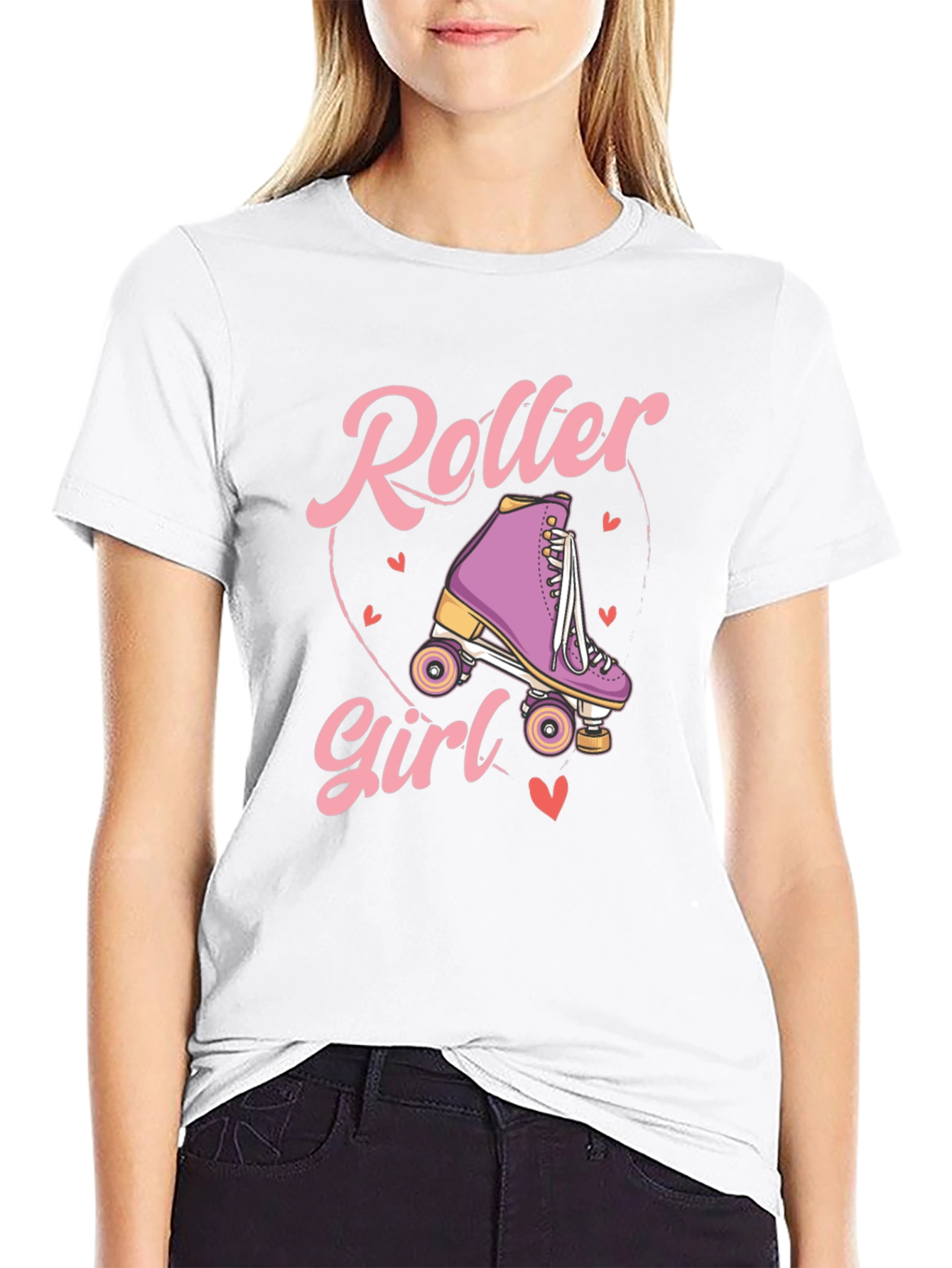 Roller Girl Graphic Tee - Skate in Style!