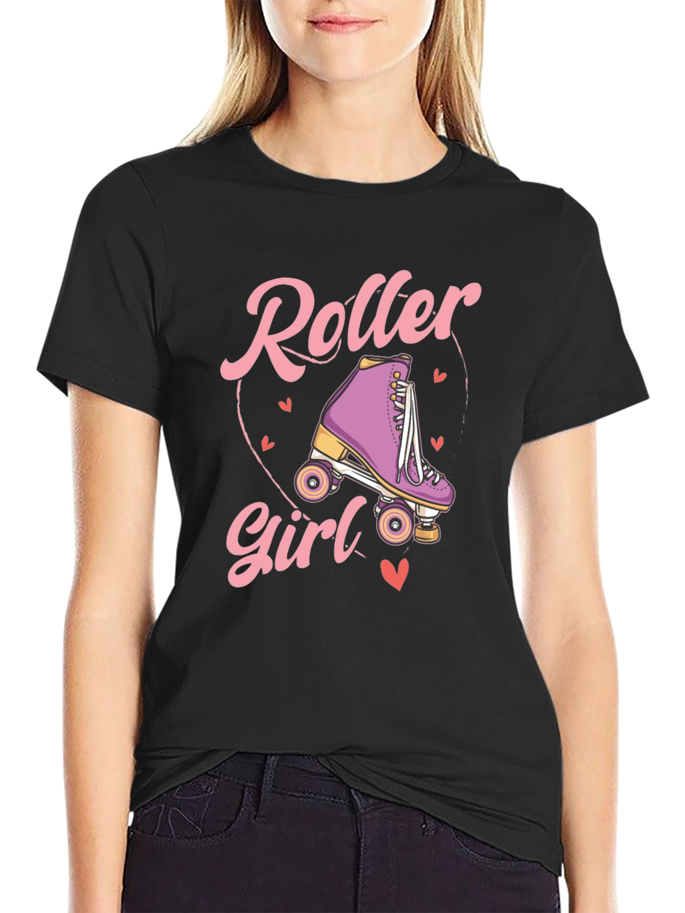 Roller Girl Graphic Tee - Skate in Style!