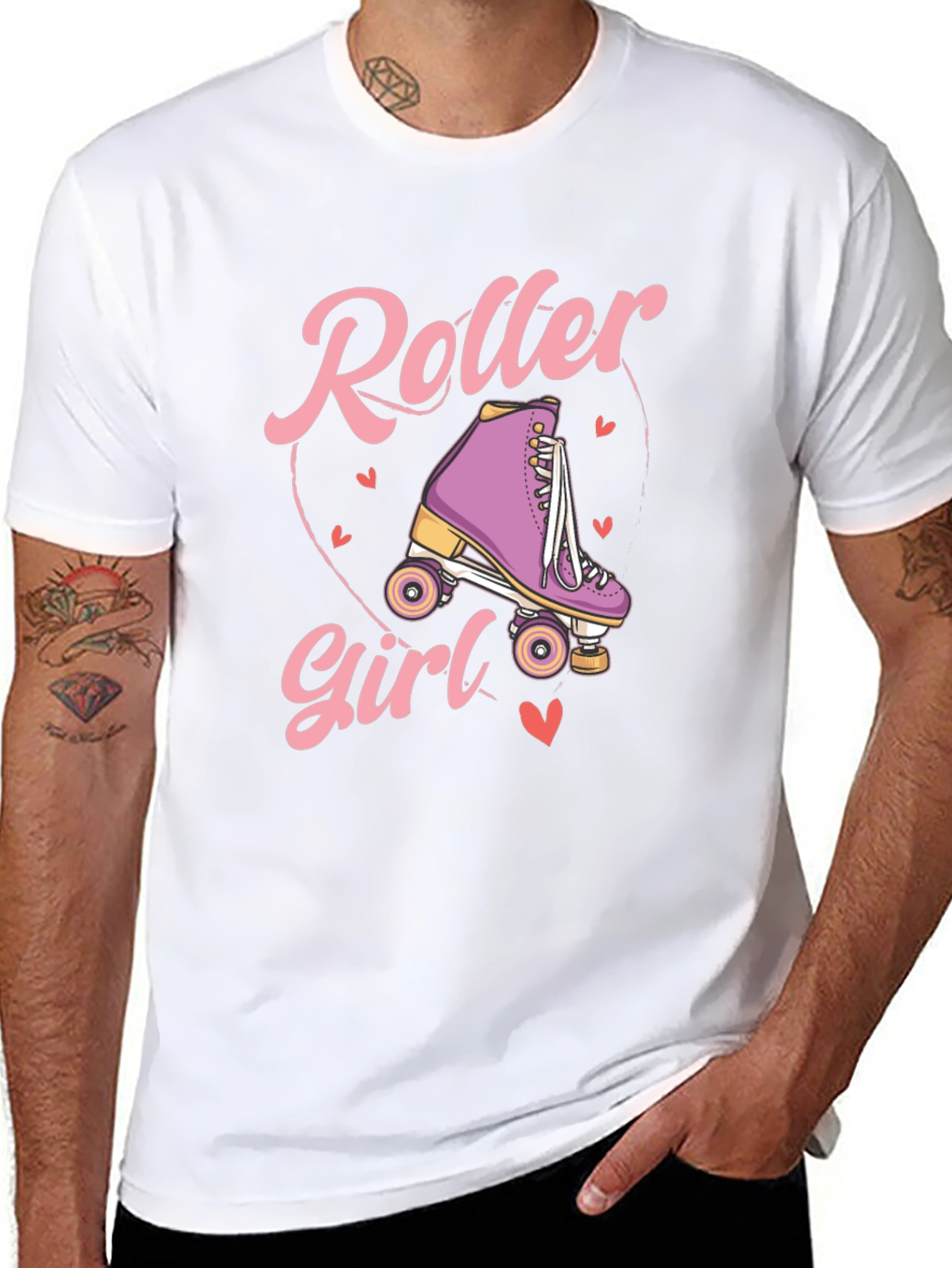Roller Girl Graphic Tee - Skate in Style!