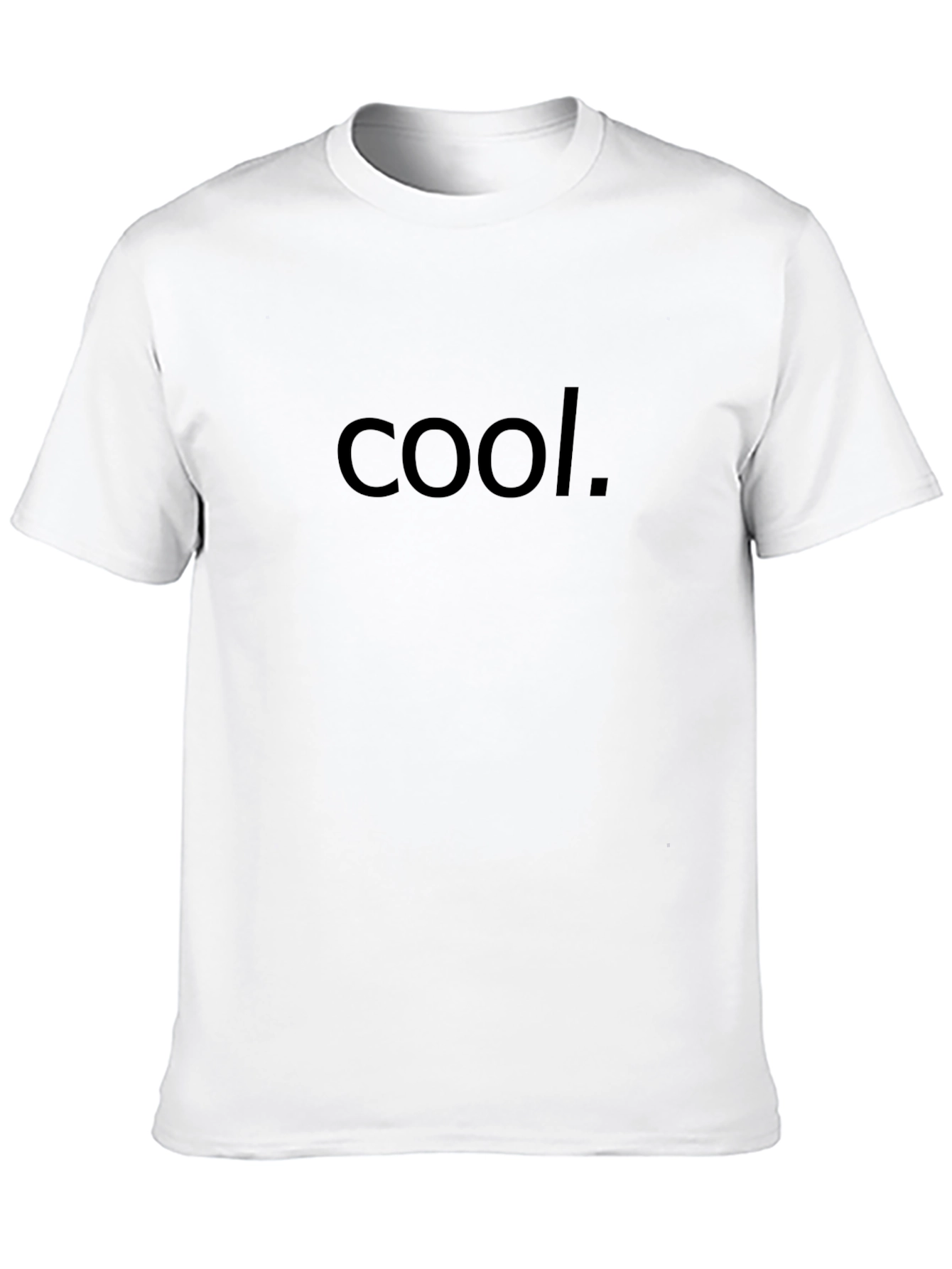 Cool Graphic Tee - Black Casual T-Shirt