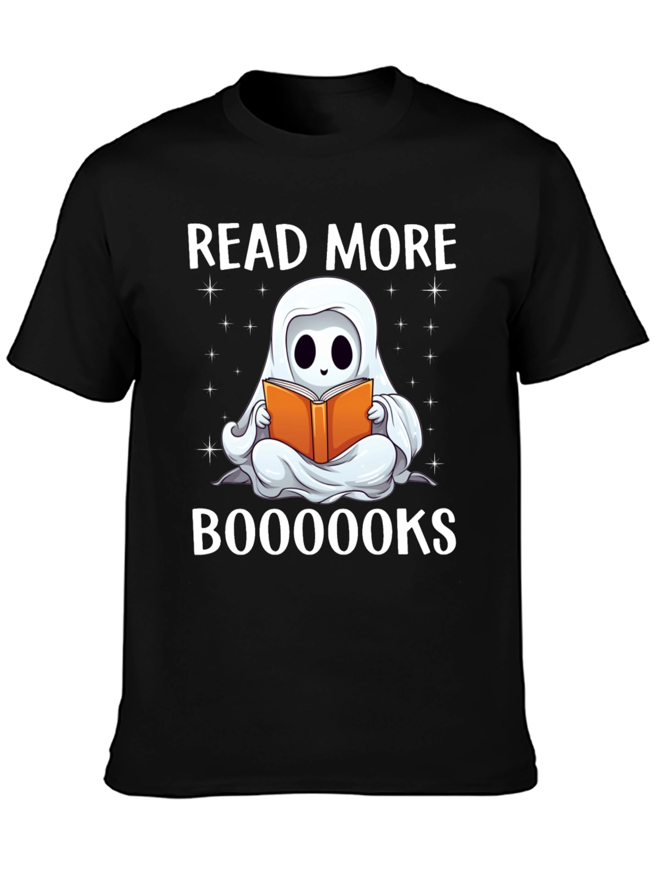 Read More Booooks T-Shirt - Ghost Reading