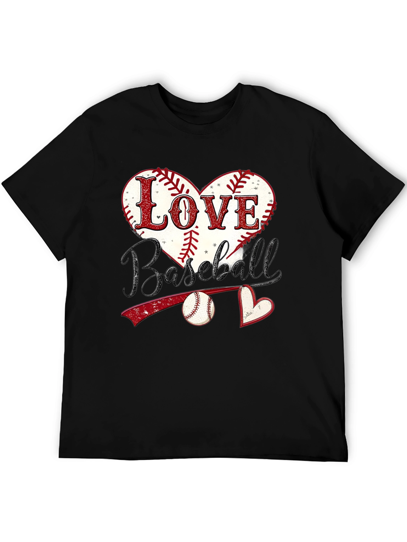 Love Baseball Graphic T-Shirt