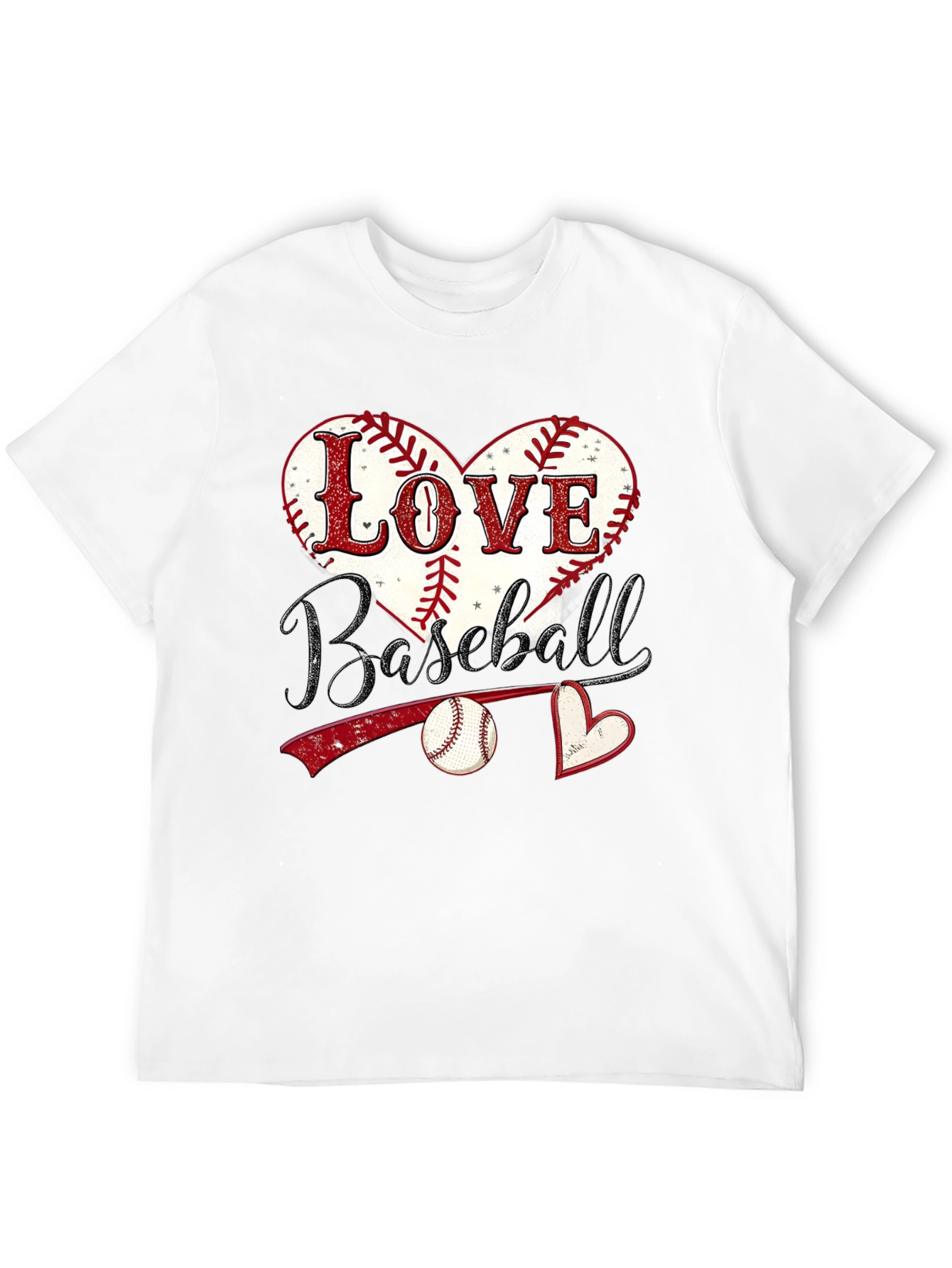 Love Baseball Graphic T-Shirt