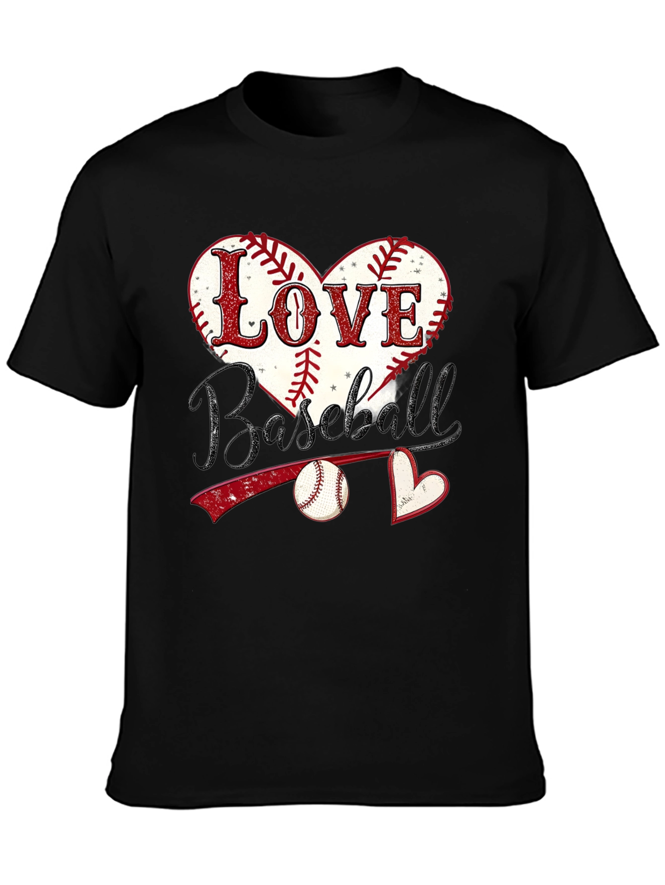 Love Baseball Graphic T-Shirt
