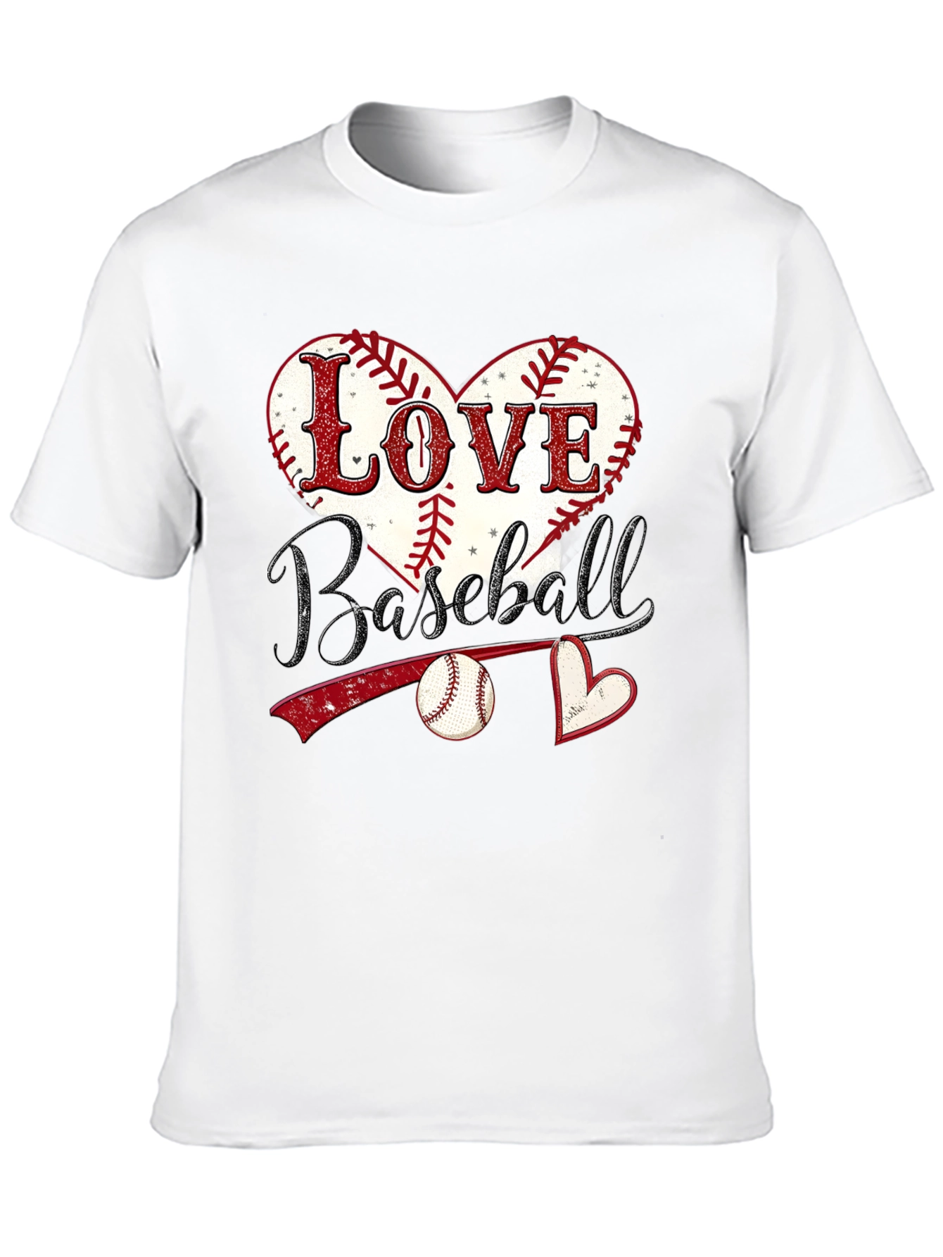 Love Baseball Graphic T-Shirt