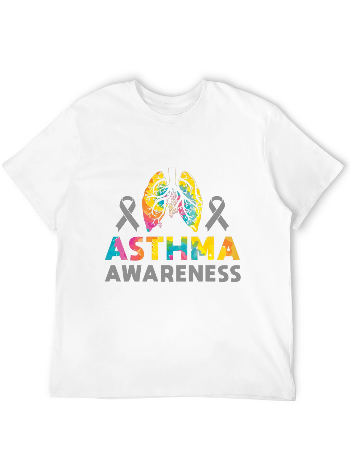 Asthma Awareness T-Shirt - Unisex Black Tee