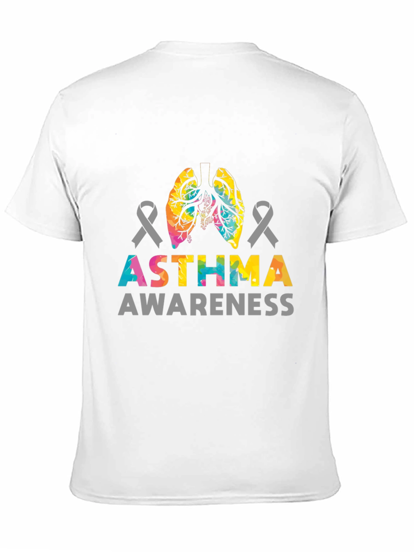 Asthma Awareness T-Shirt - Unisex Black Tee