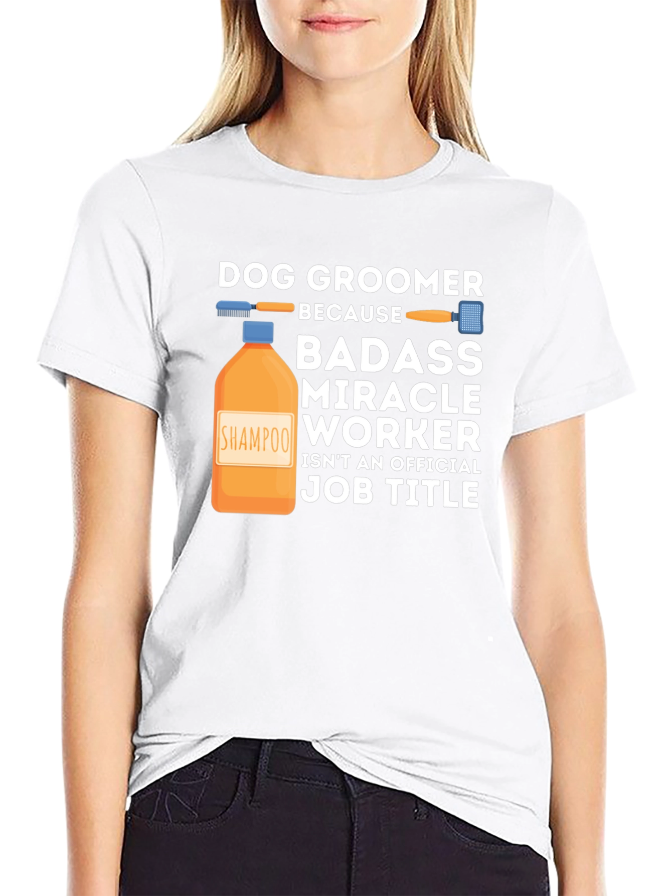 Dog Groomer Badass T-Shirt