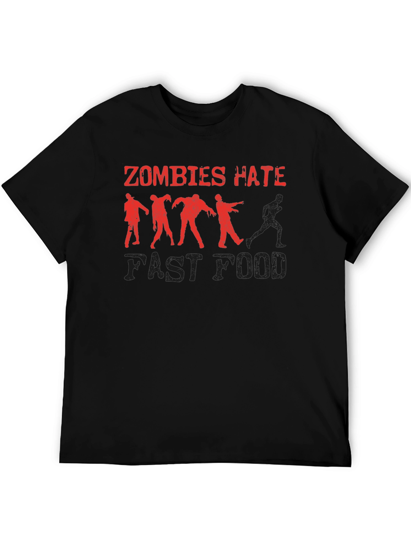Zombies Hate Fast Food Graphic Tee