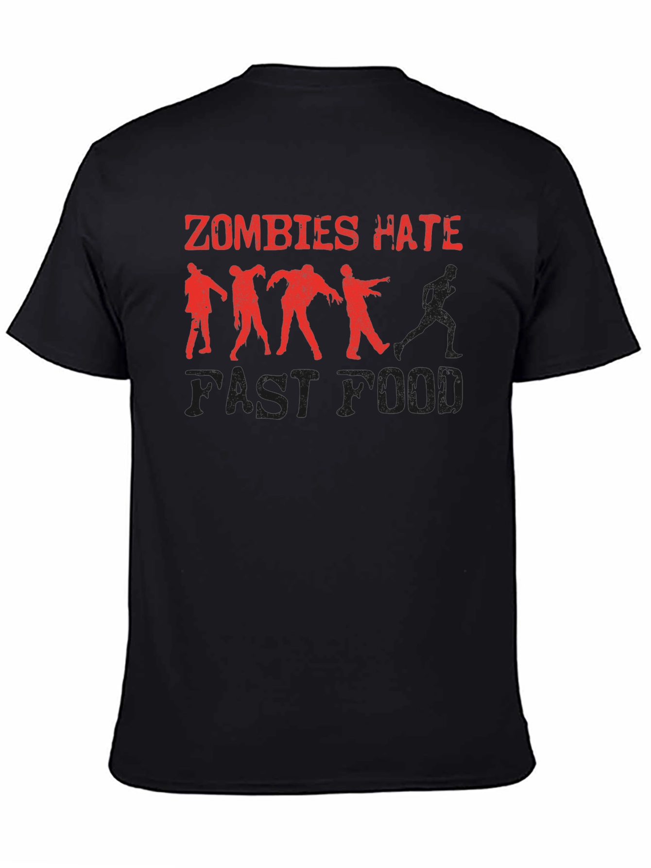 Zombies Hate Fast Food Graphic Tee