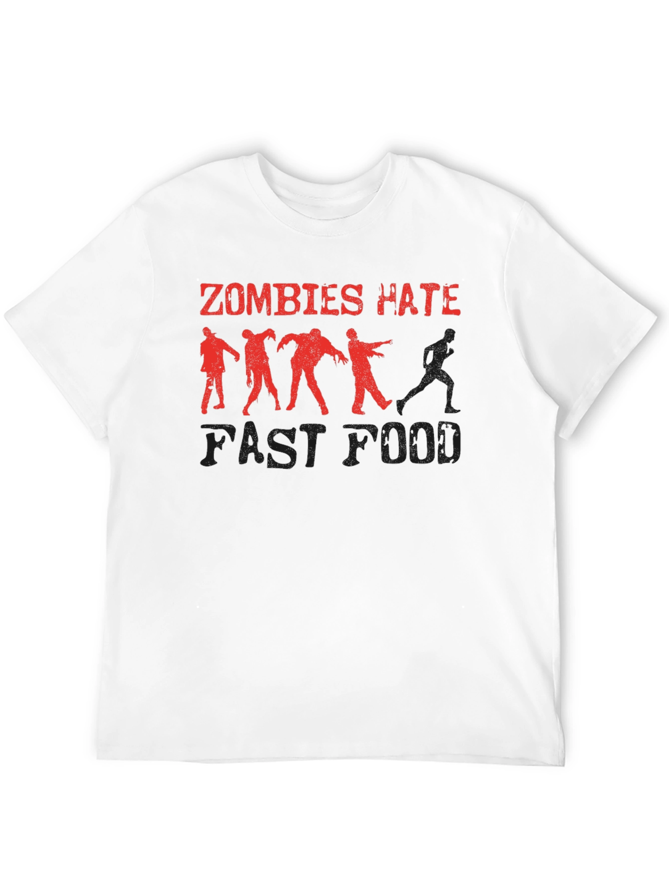 Zombies Hate Fast Food Graphic Tee